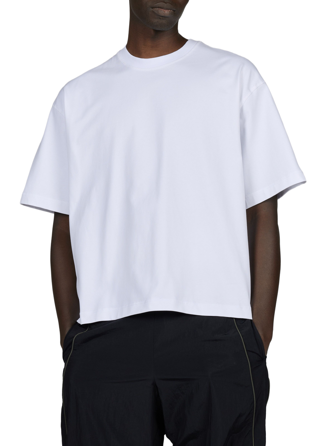 Oversized cotton T-shirt | White GERTRUDE Men
