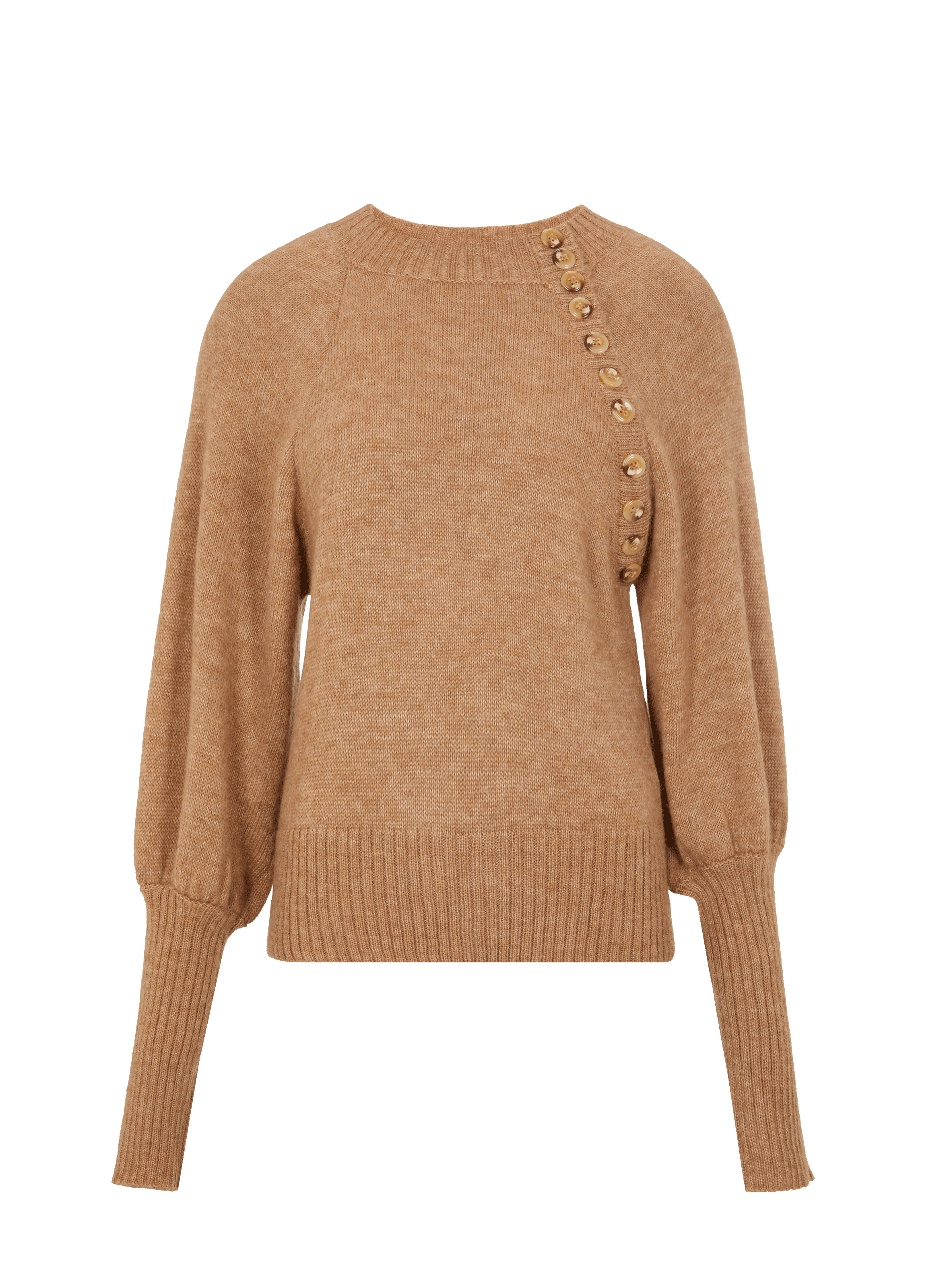 Pull Magnesite en alpaga mélangé