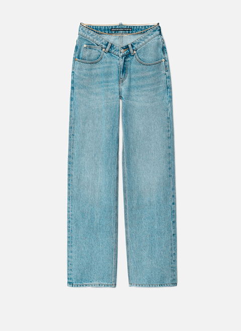 Jeans with chain detail BlueALEXANDER WANG 