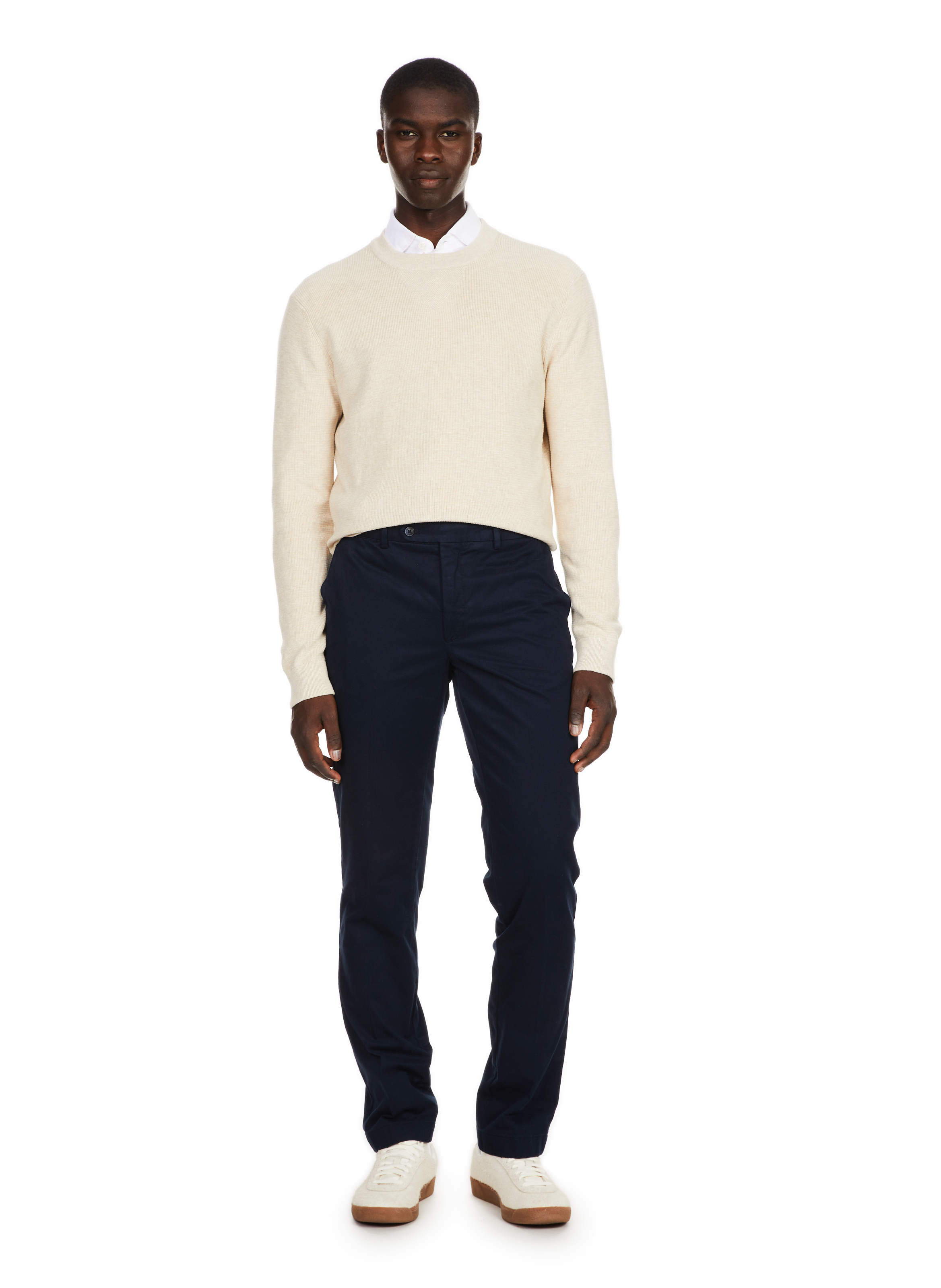 Pantalon chino en coton  HACKETT Bleu