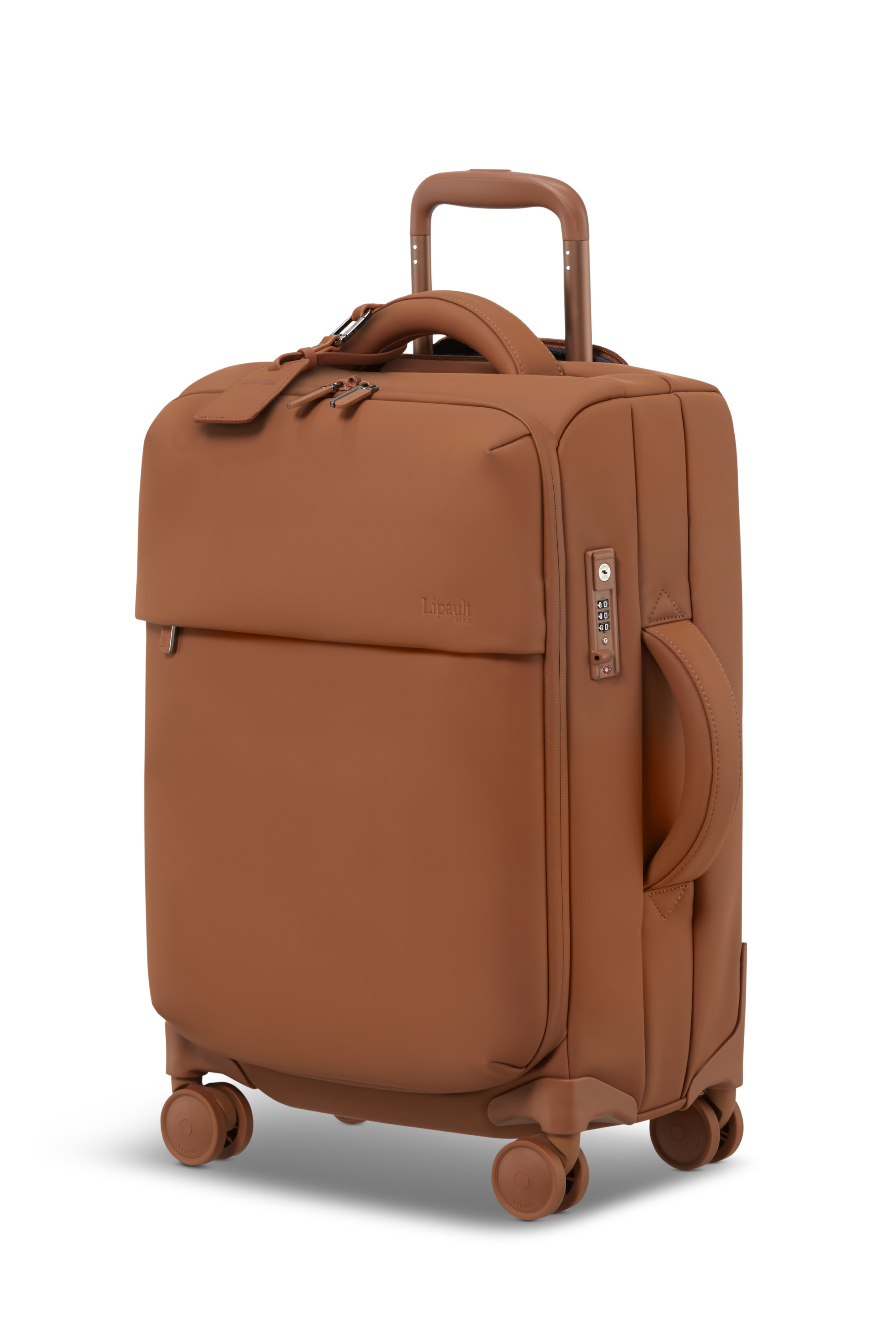 Lost in berlin valise 4 roues taille s LIPAULT PARIS Marron