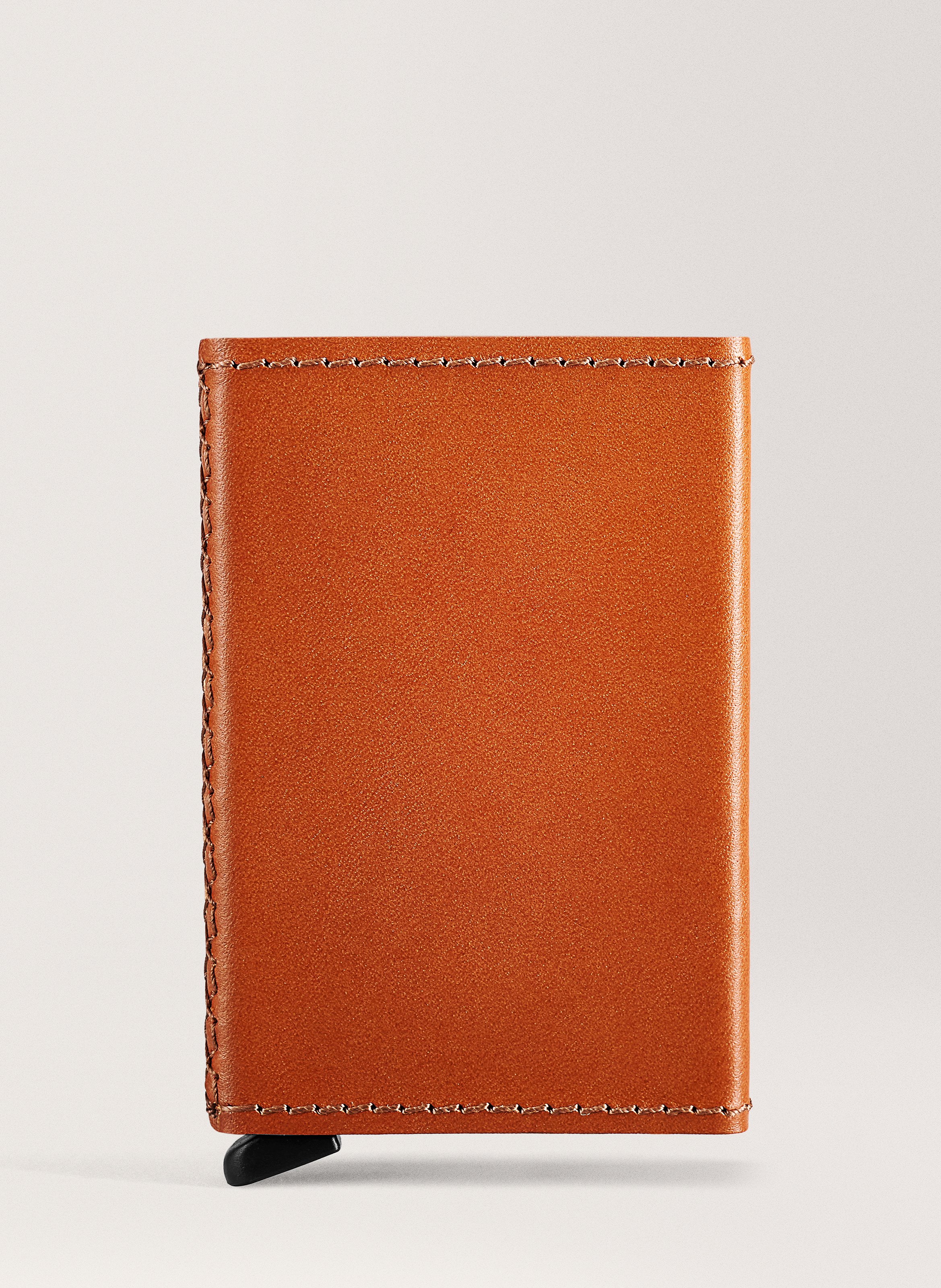 Porte-cartes 'The Cardprotector' en cuir vachetta CARL FRIEDRIK Marron