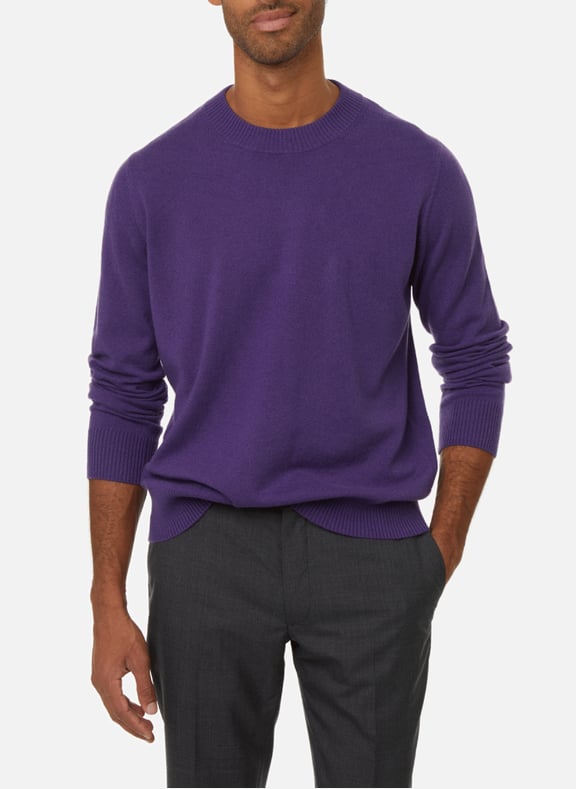 Cashmere jumper Purple by SAISON 1865 SAISON 1865 Cashmere jumper Purple