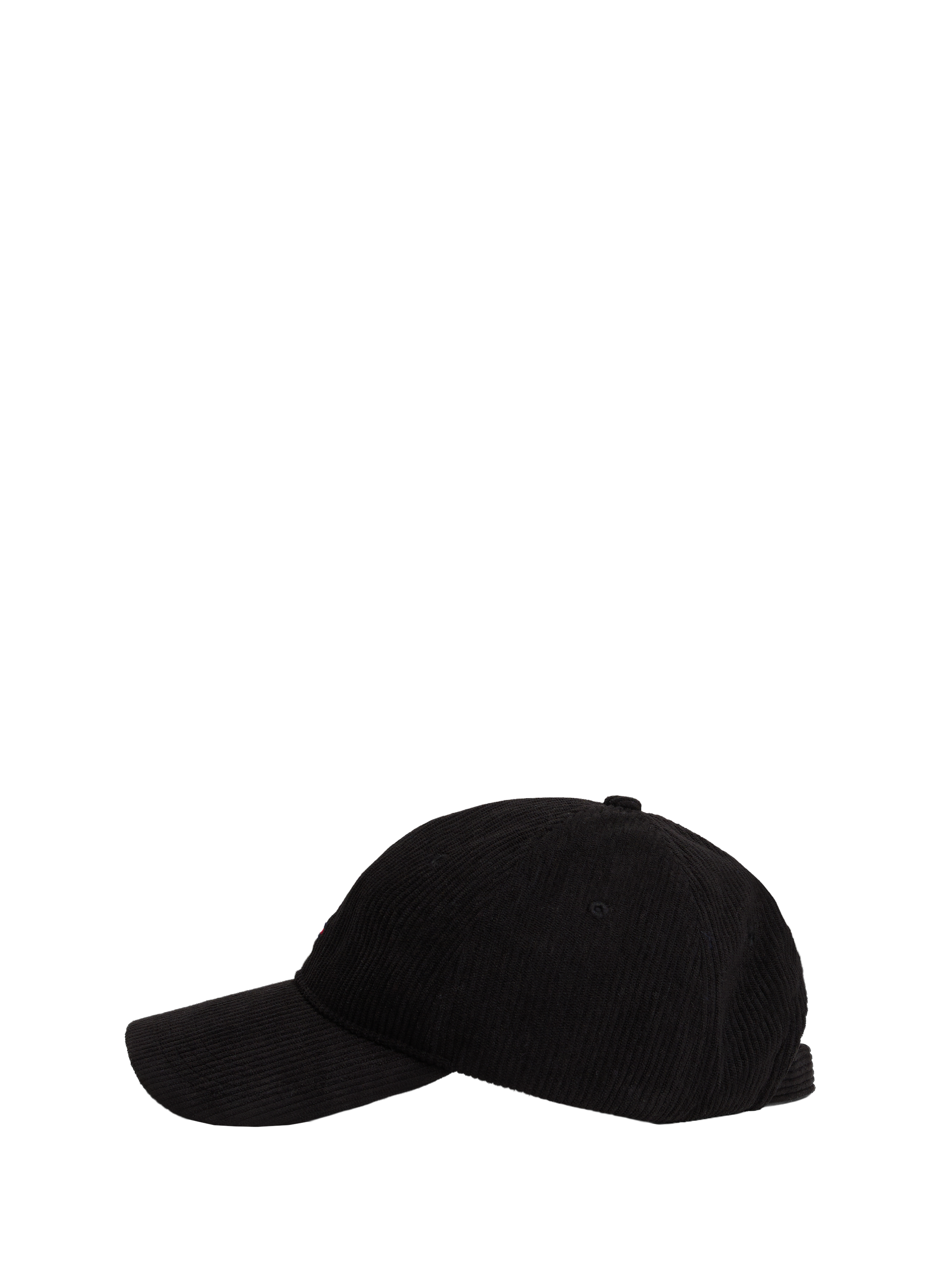 Tommy Hilfiger Flag Corduroy Cap TOMMY HILFIGER Black