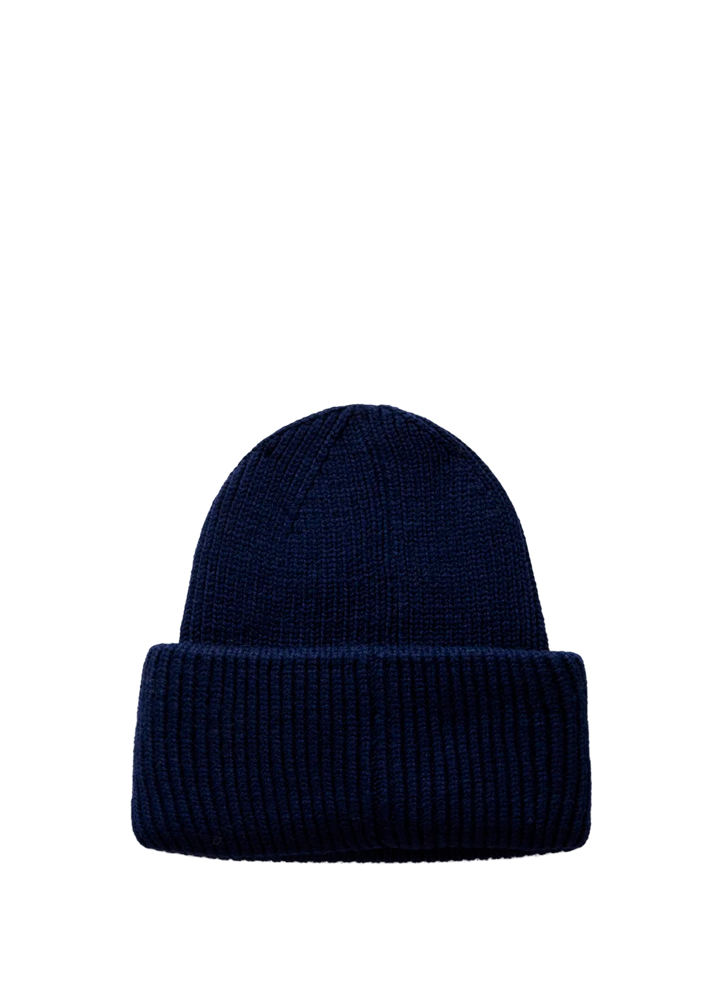 Ribbed wool blend beanie NAPAPIJRI Blue
