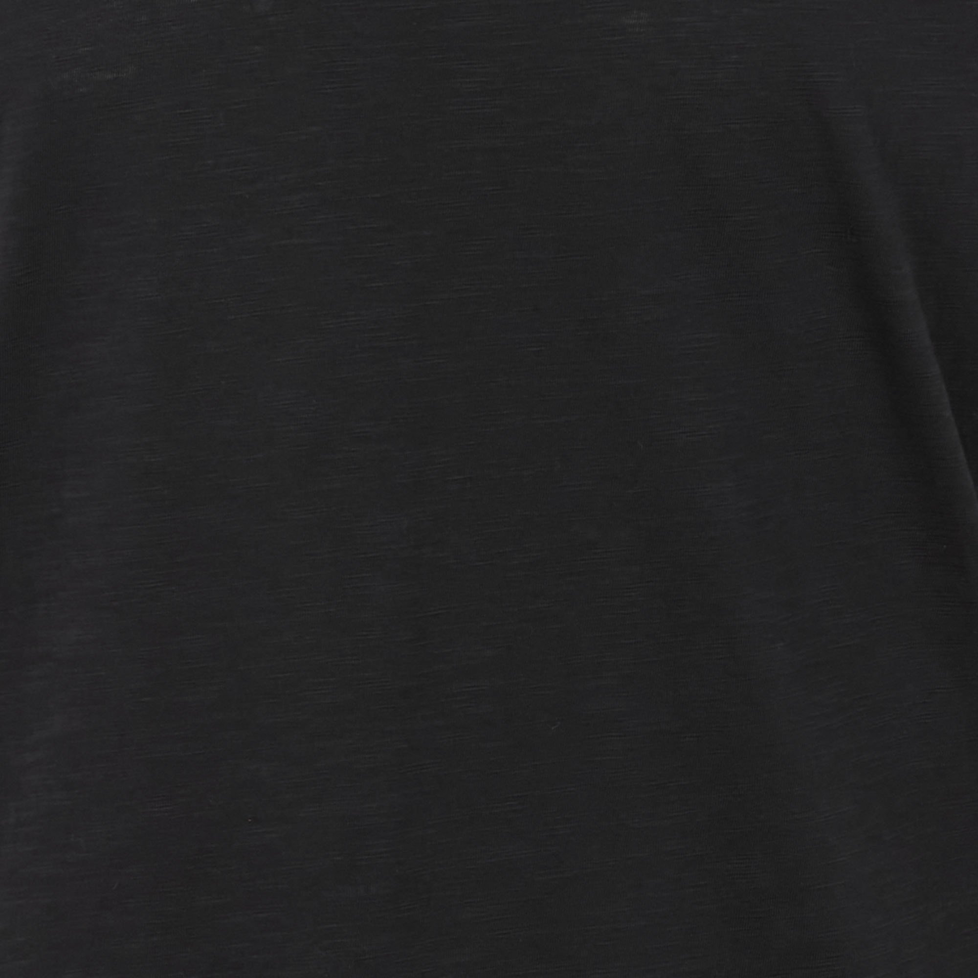 Tee-shirt col v regular-fit en coton IKKS Noir