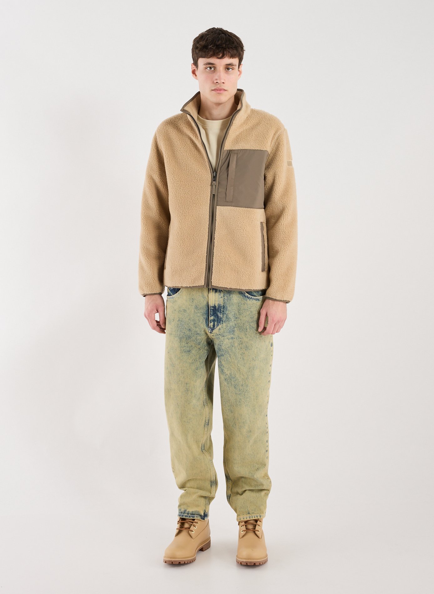 Plain jacket AIGLE Brown