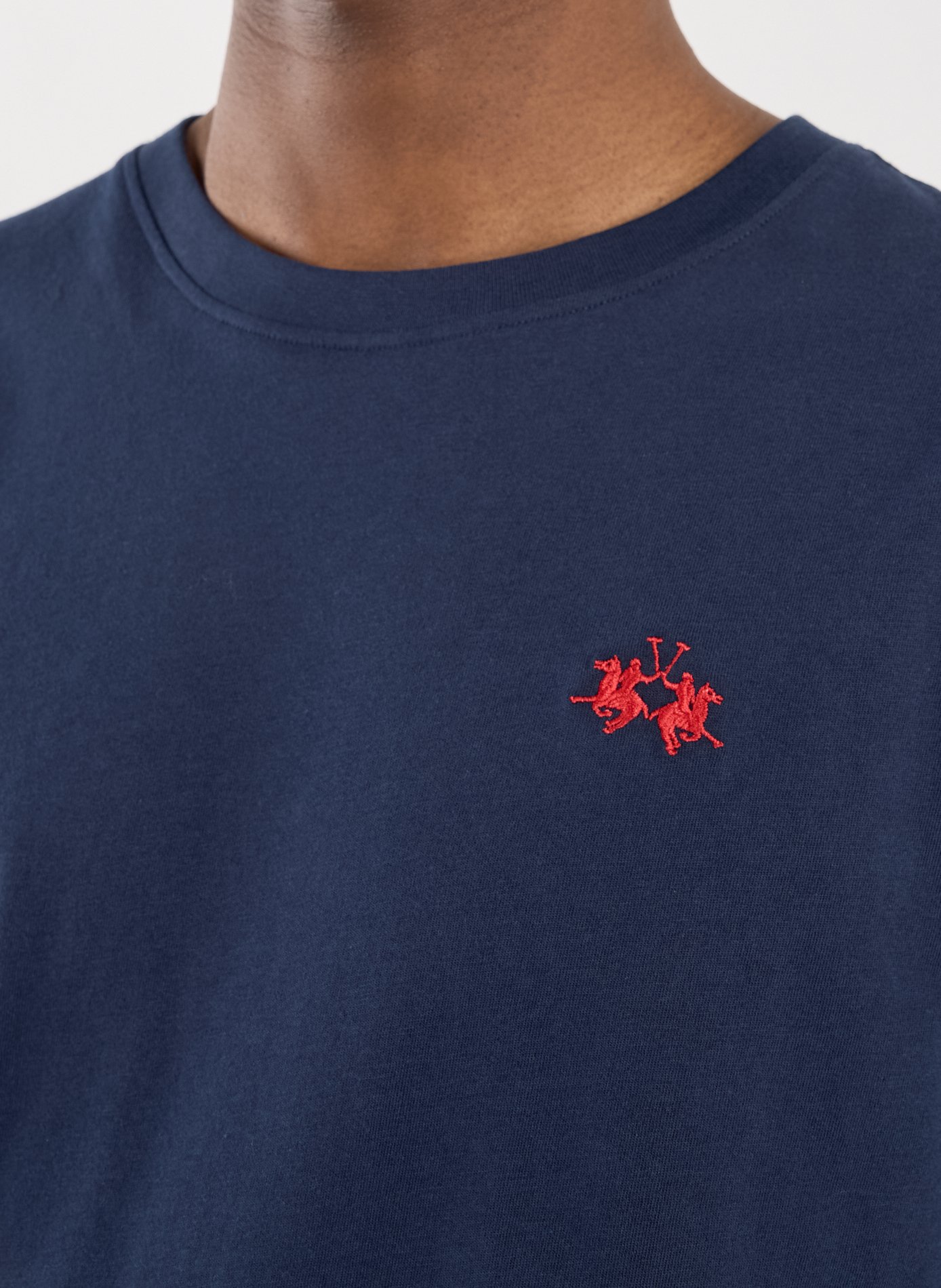 T-shirt manches longues en coton LA MARTINA Bleu