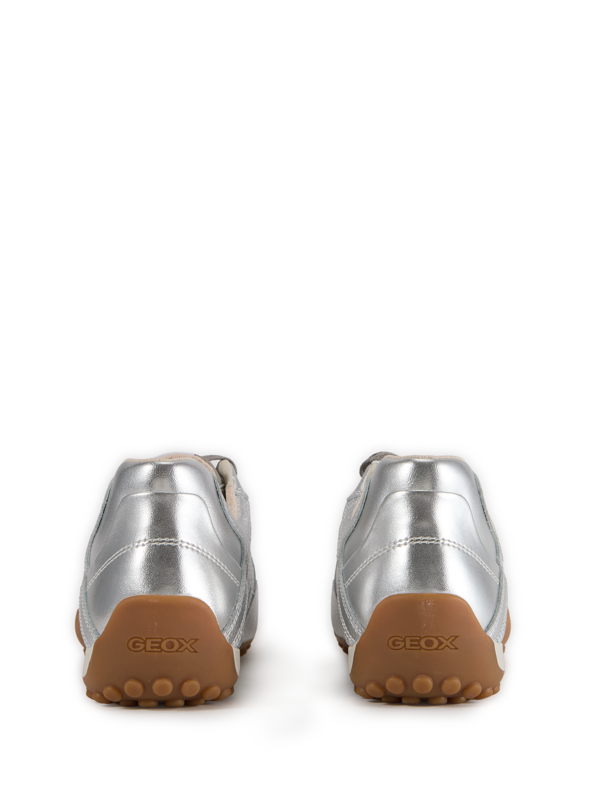 Baskets Snake Original GEOX Argent