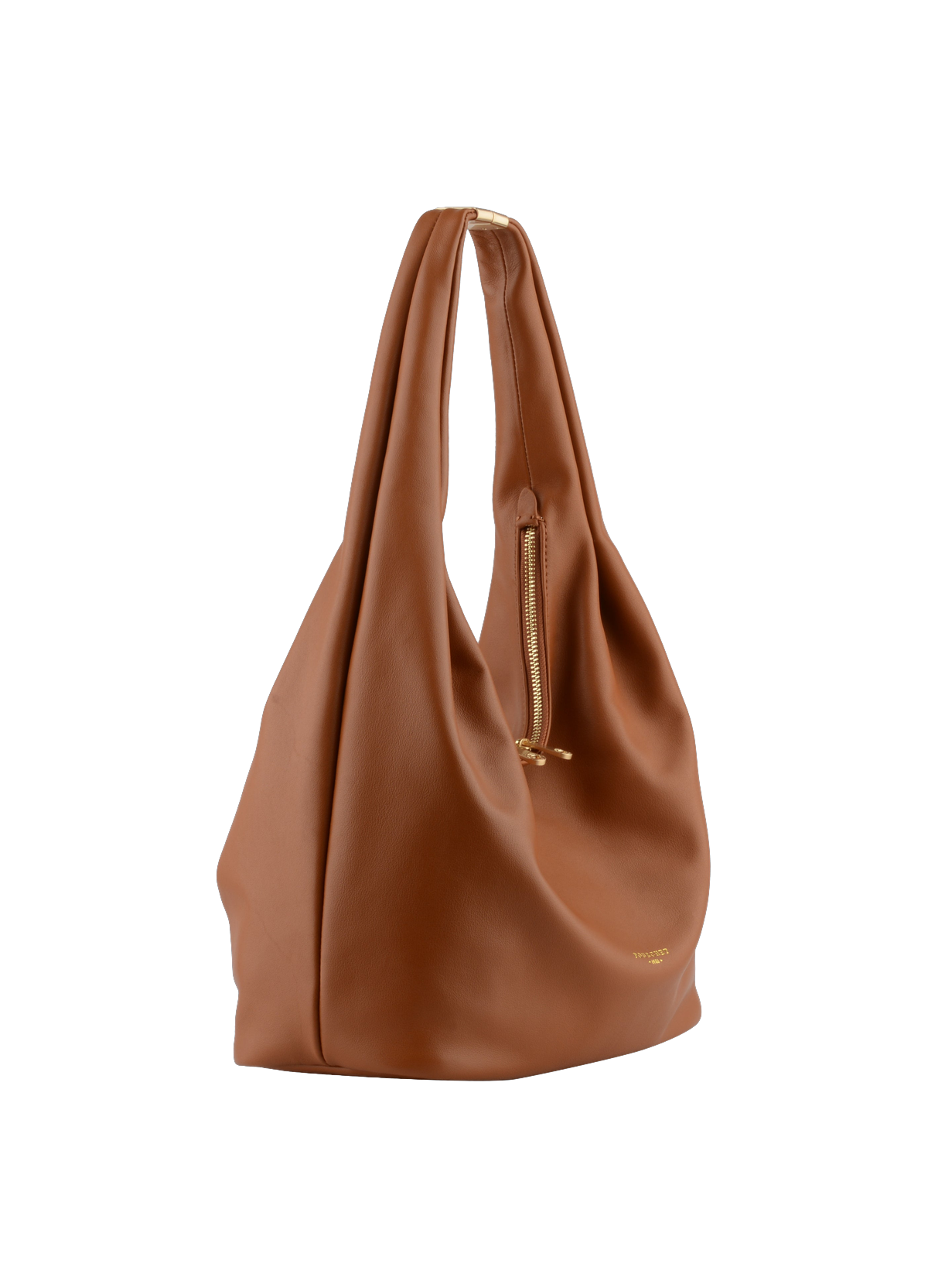 Arche | sac besace hobo en cuir de vachette POURCHET Marron