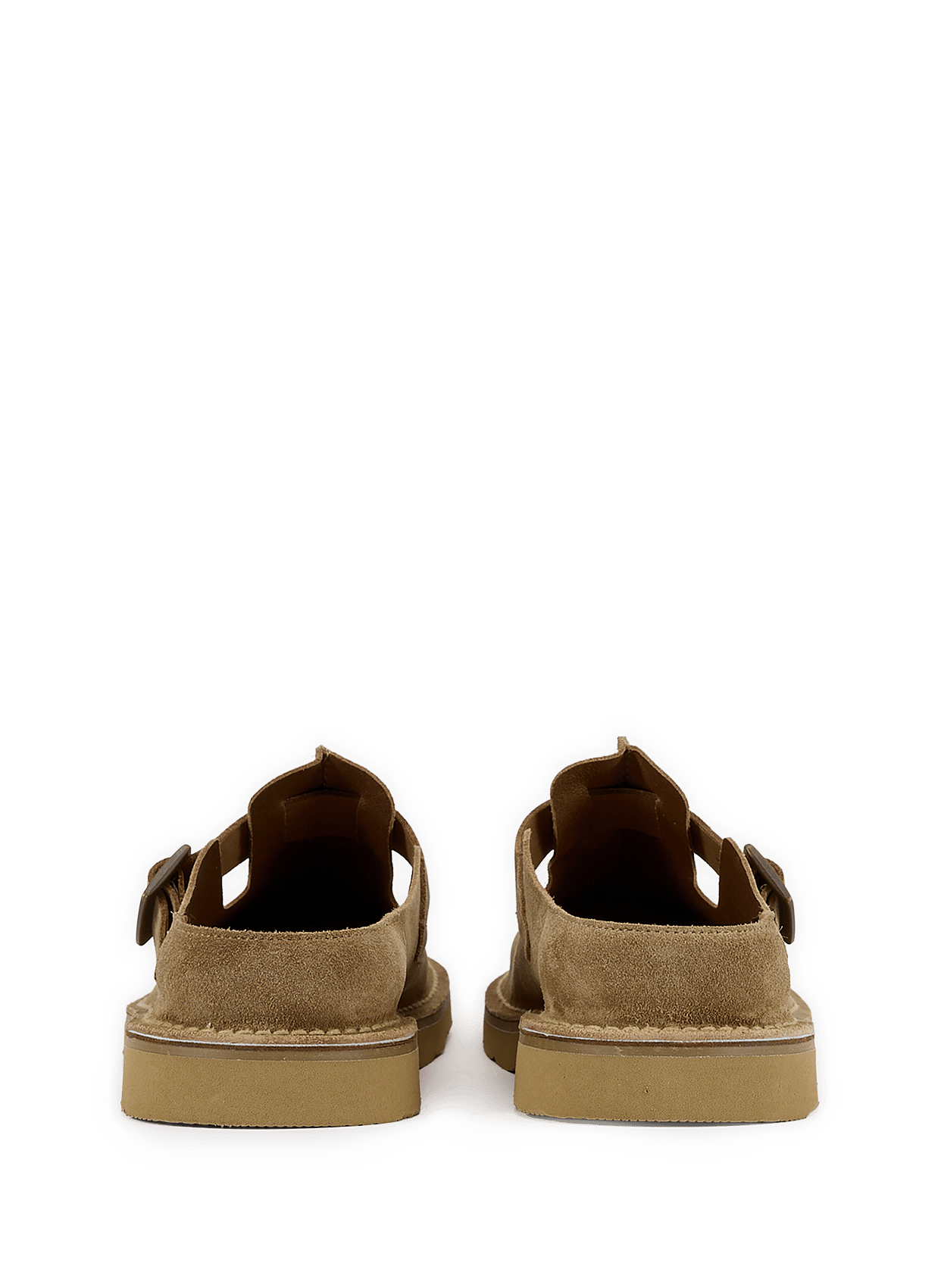 Suede leather mules CLARKS Brown