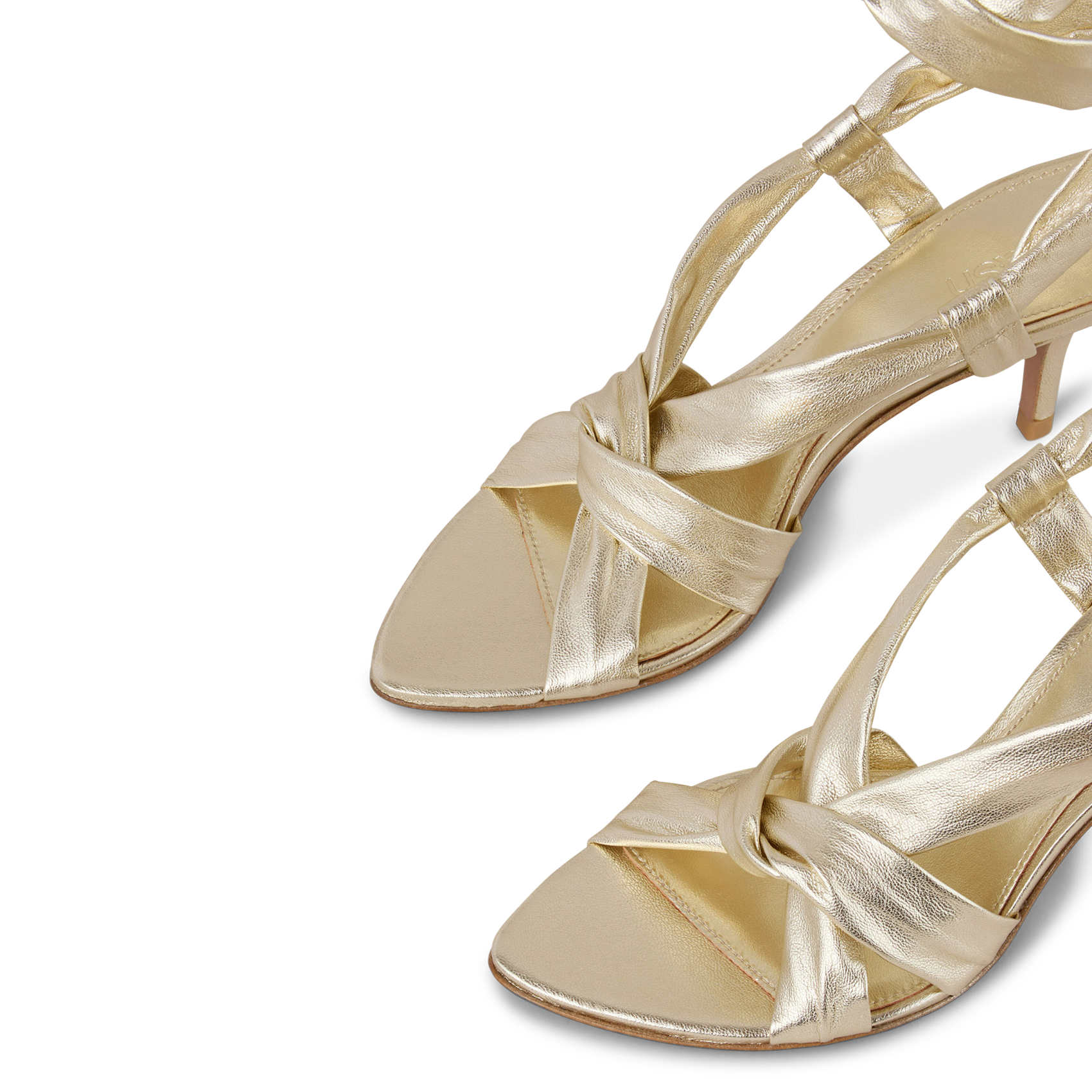 Sandales haute covilla BA&SH Doré