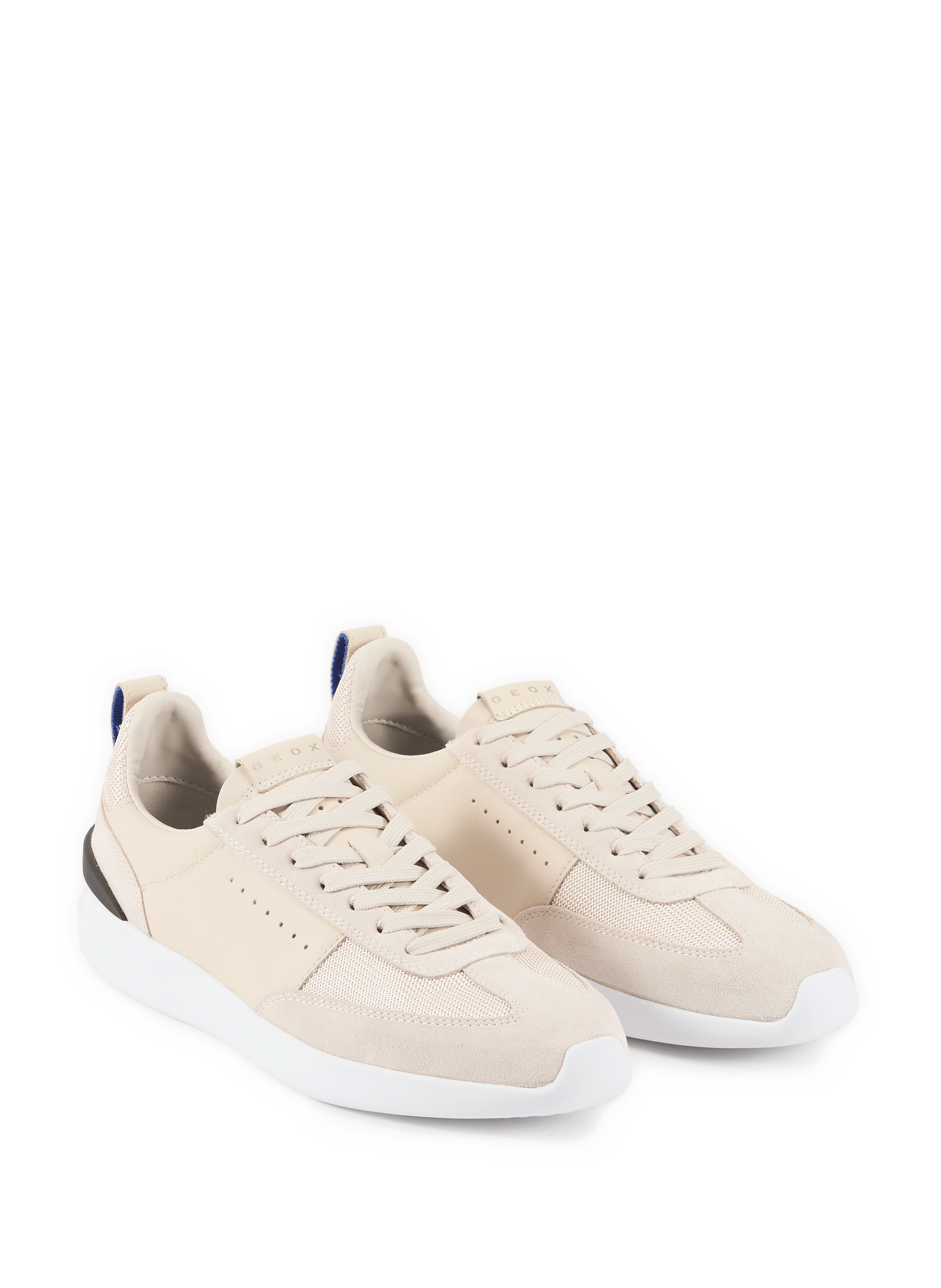 Baskets basses GXRN-02 en cuir mélangé GEOX Beige