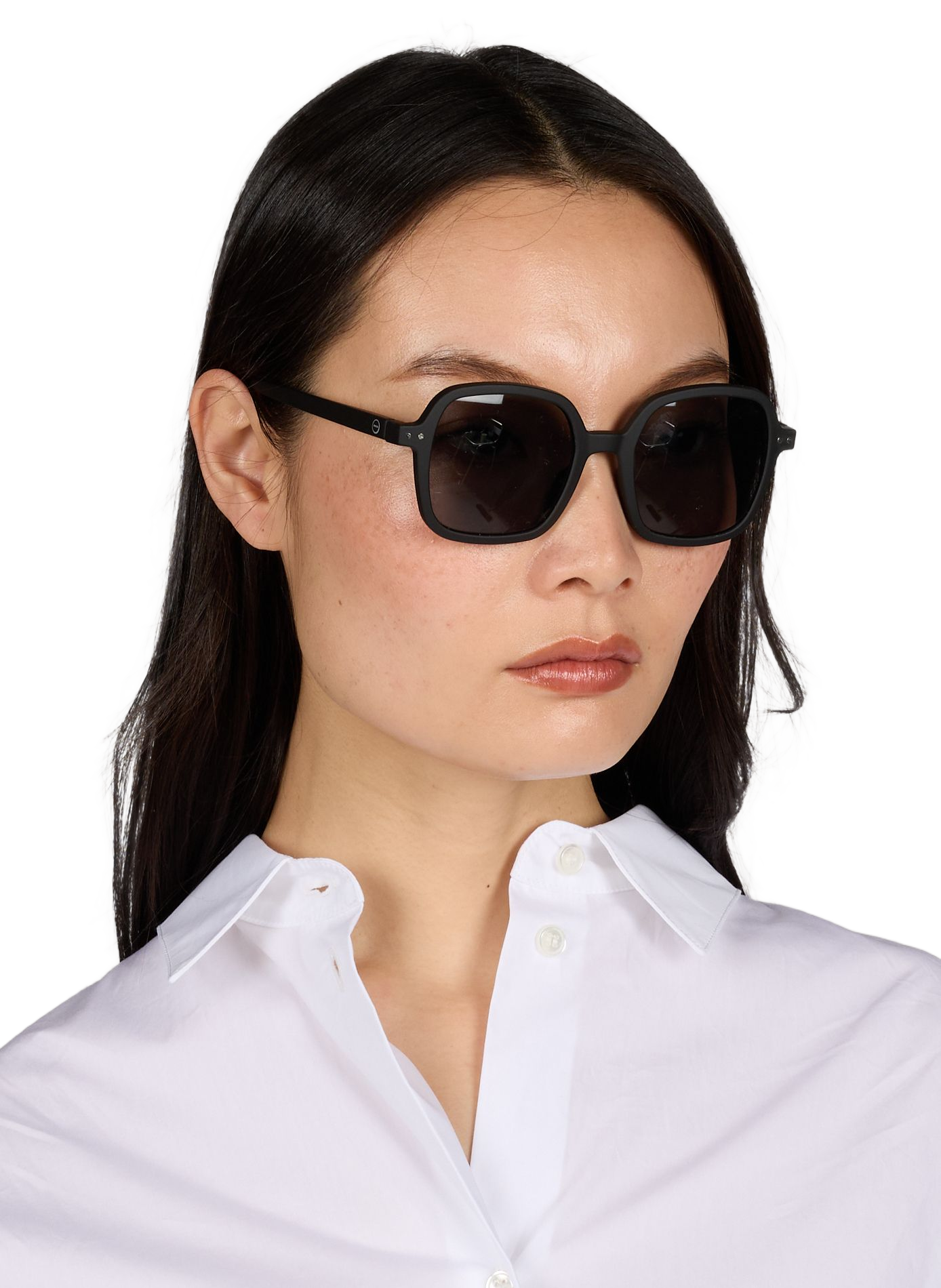 Lunettes de soleil carrées IZIPIZI Noir