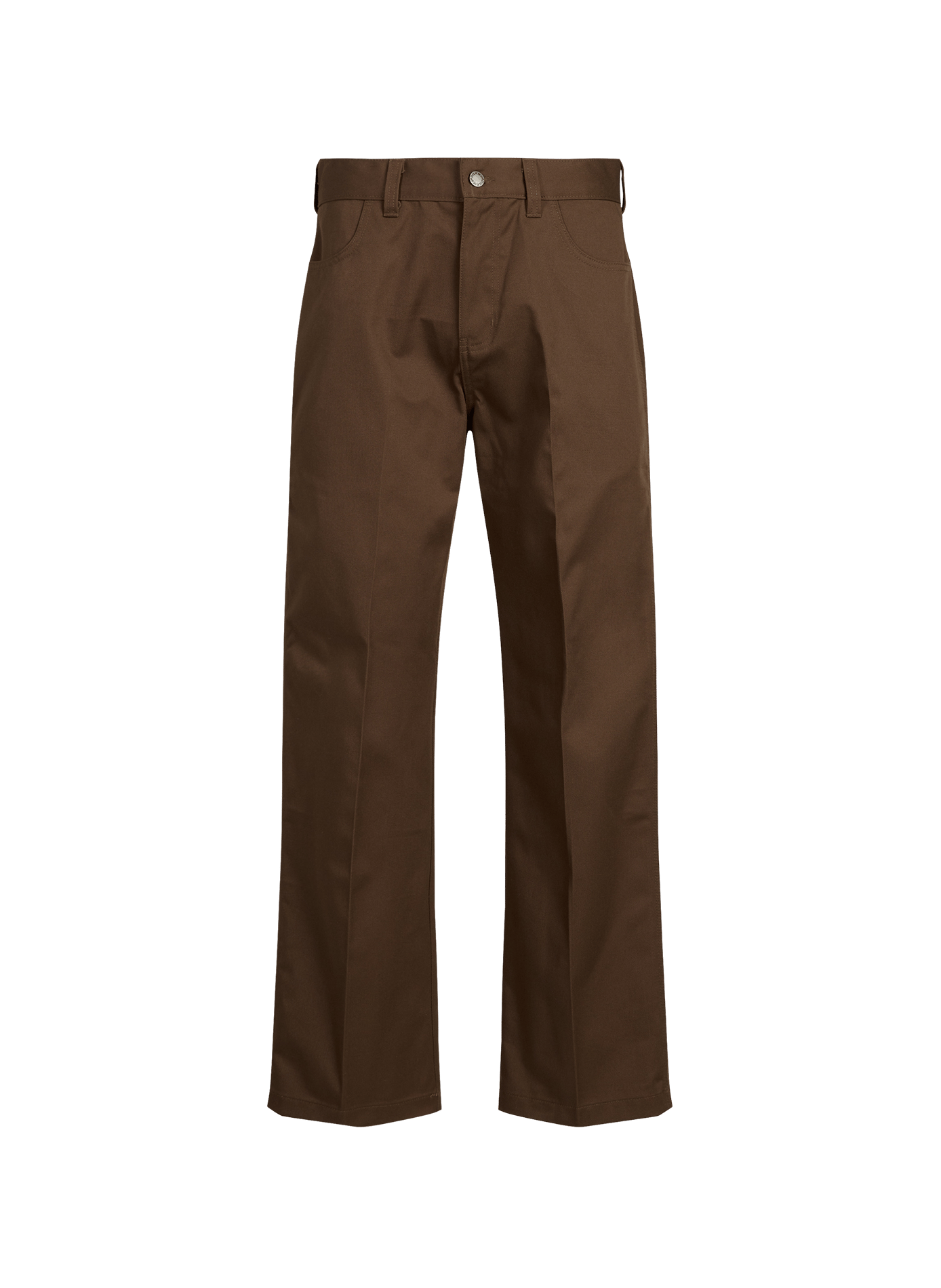 Pantalon droit uni DICKIES Marron