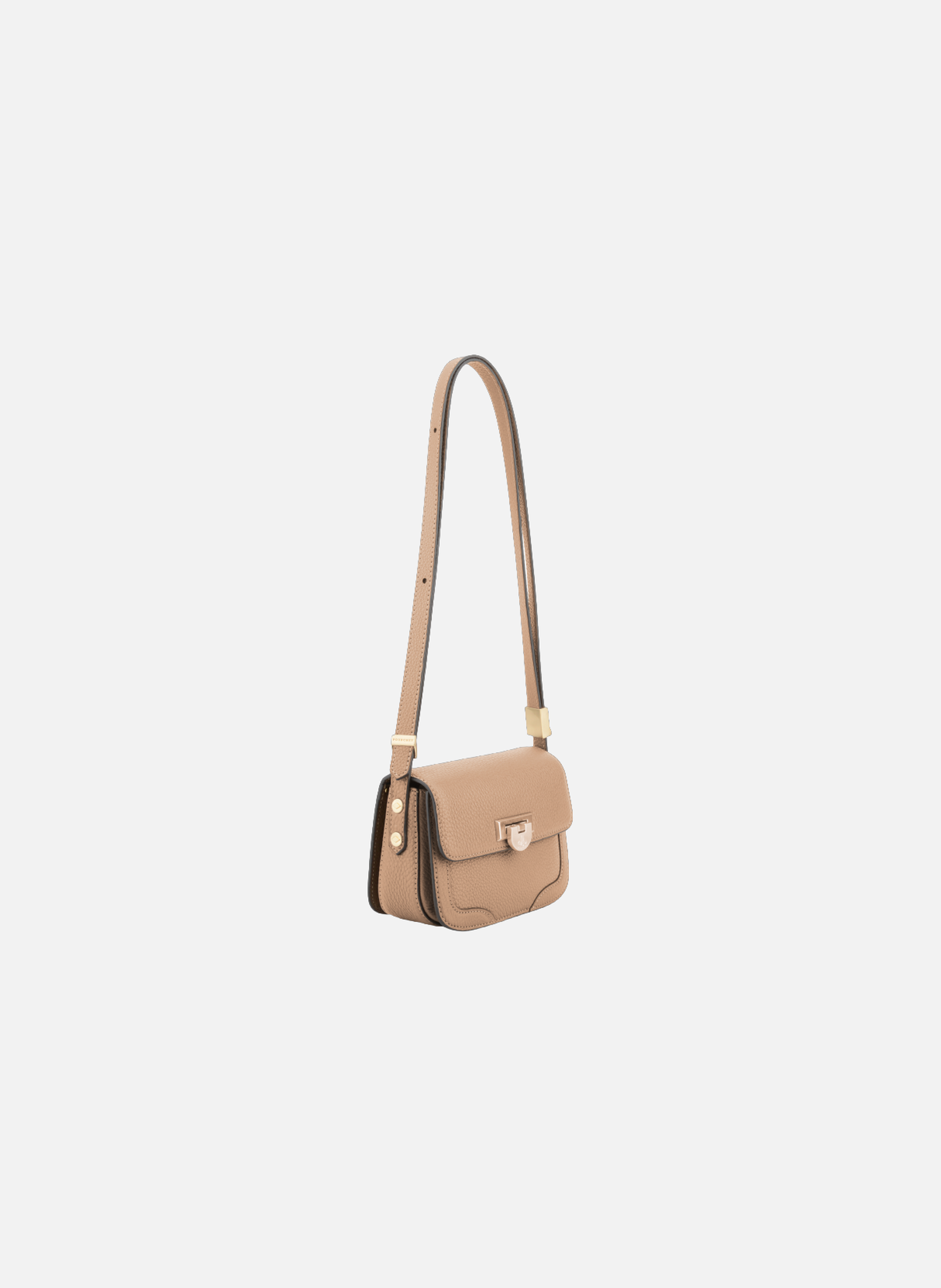 Auteuil | sac besace en cuir de vachette POURCHET Marron