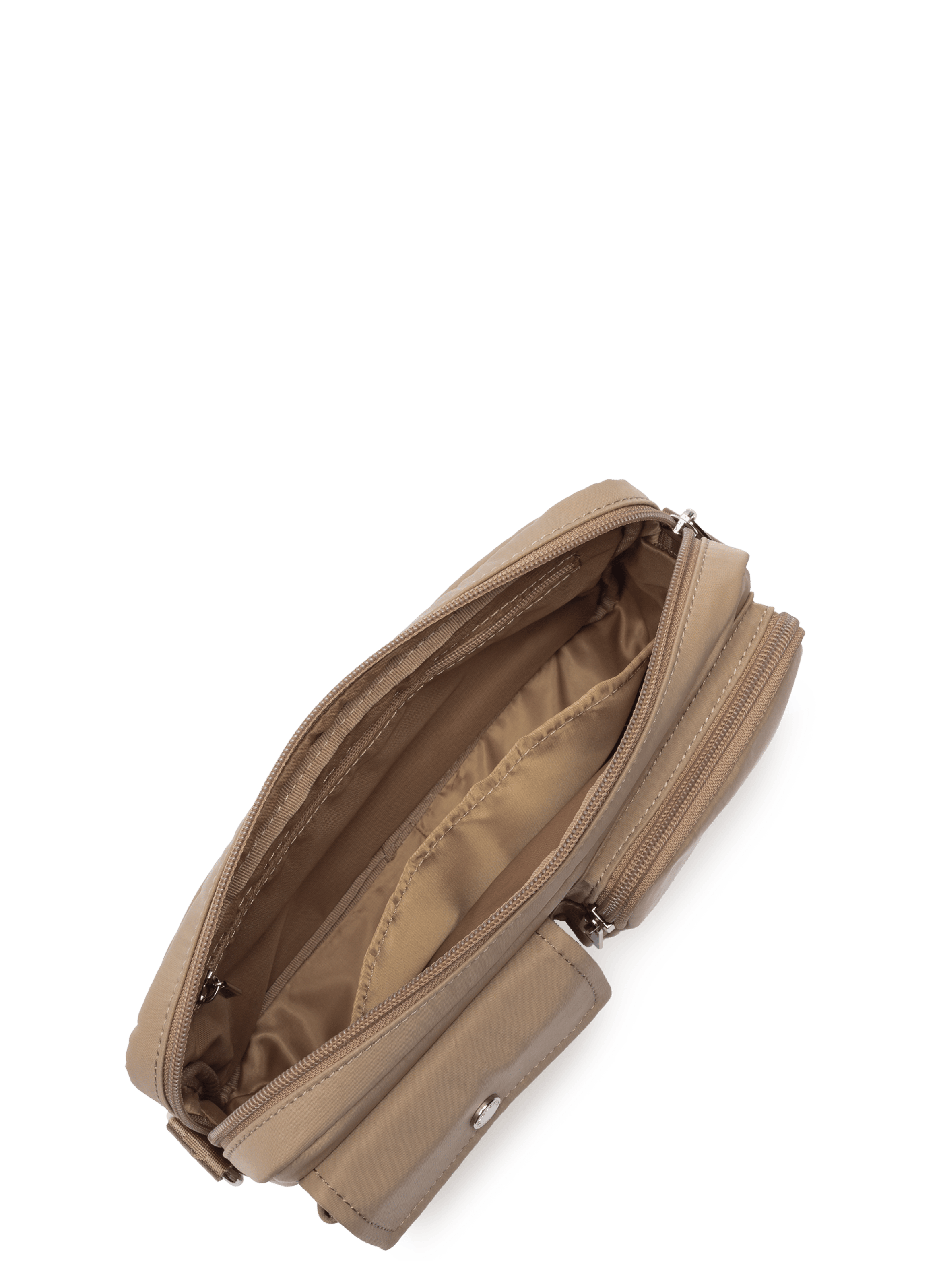 Crossbody bag - basic pocket LANCASTER Brown