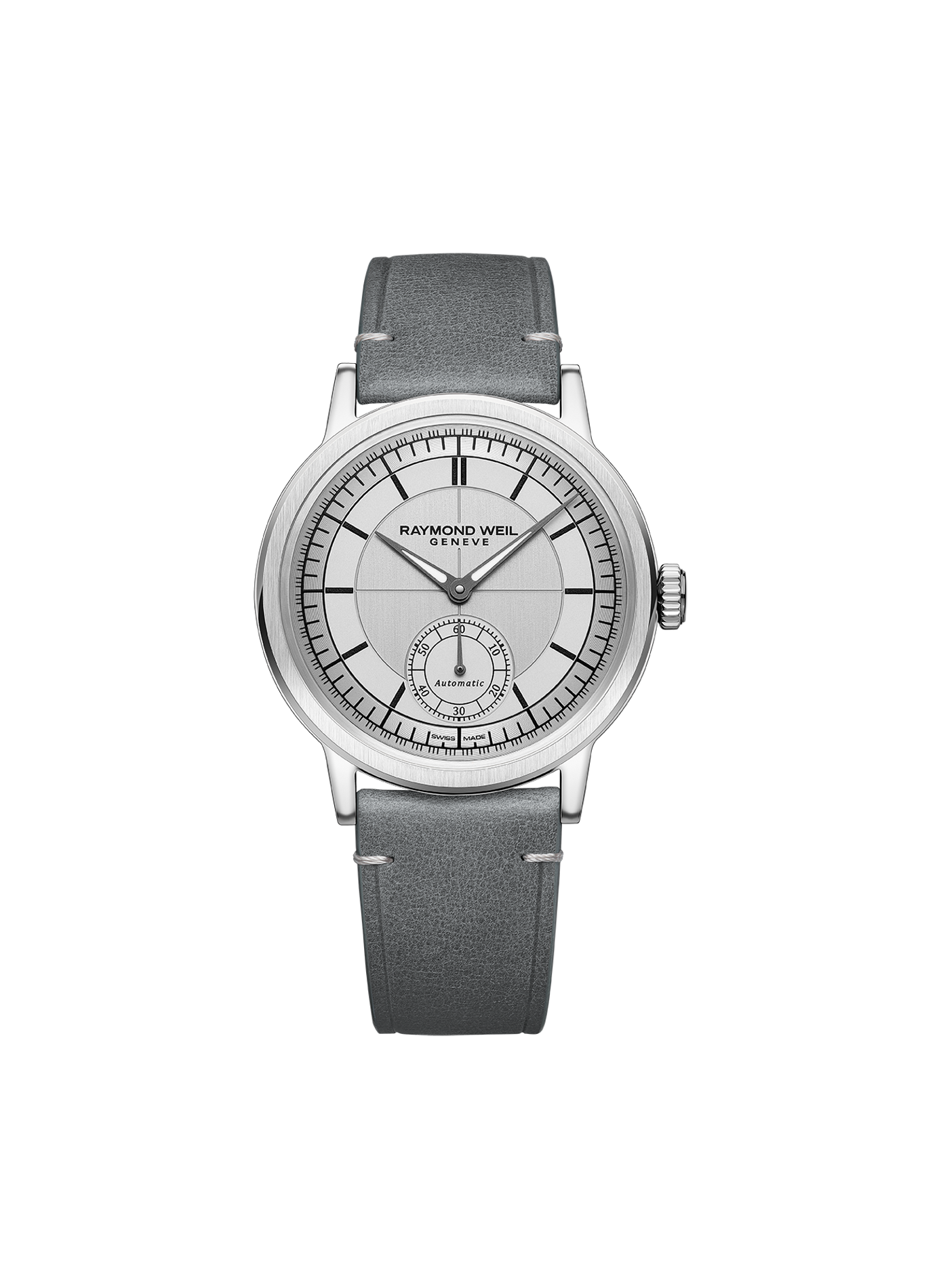 Montre automatique Millesime Petite Seconde en cuir RAYMOND WEIL Argent
