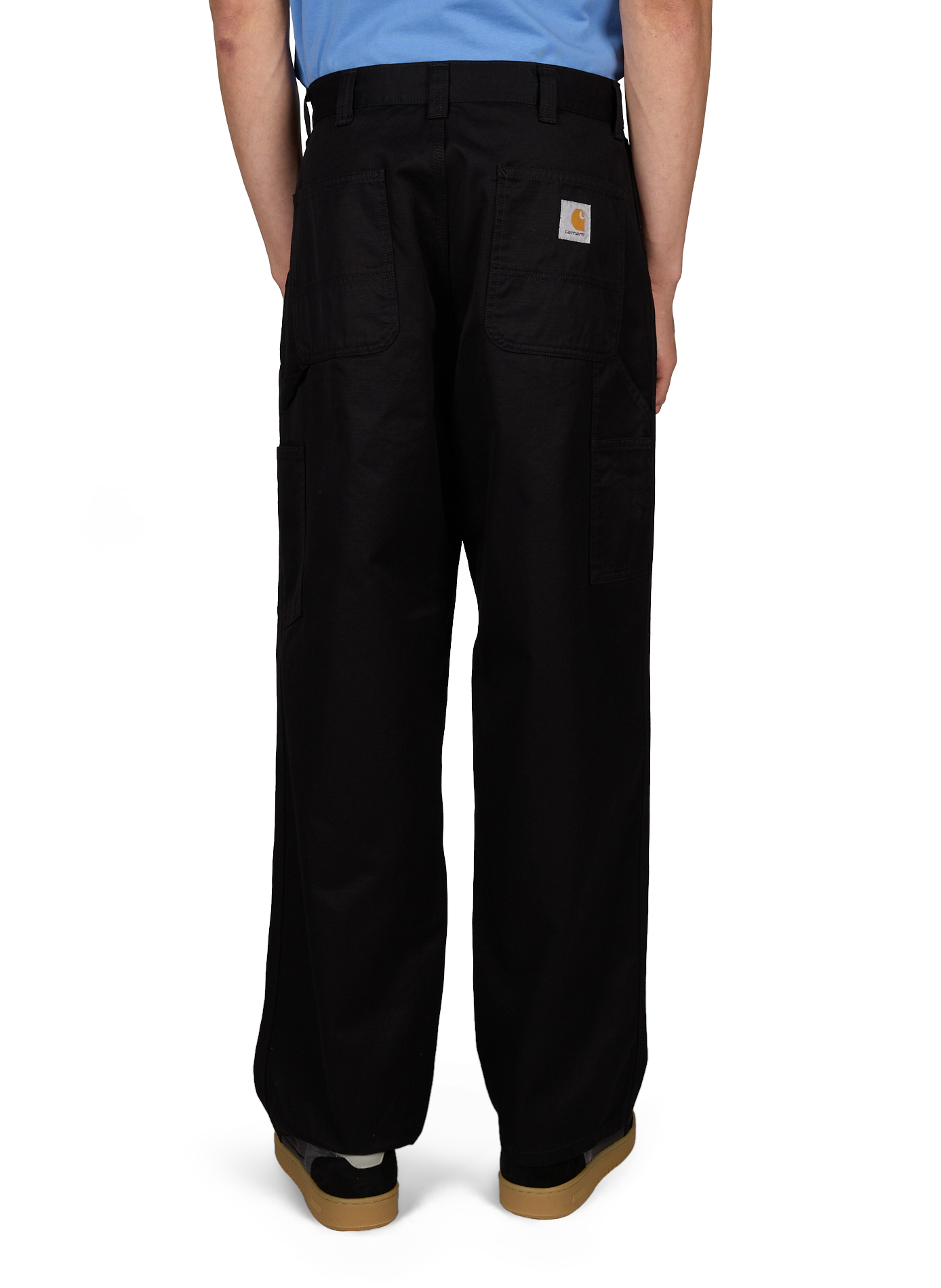 OG Single Knee straight cotton pants CARHARTT WIP Black