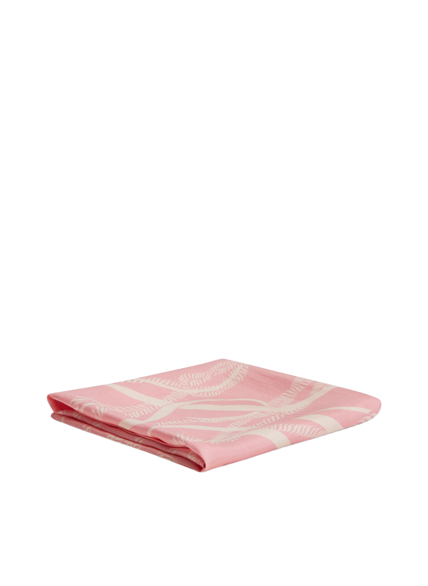 Silk logo print scarf TOMMY HILFIGER Pink