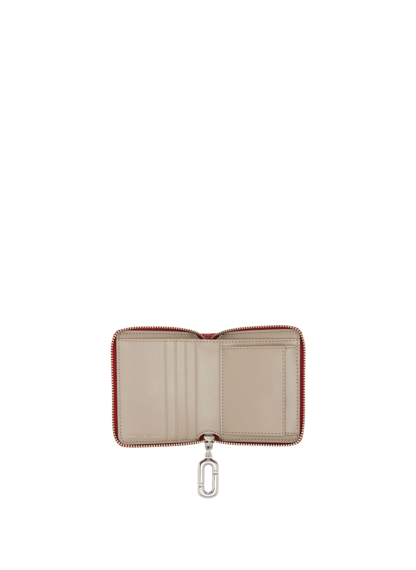Portefeuille The Scene Slim Compact en cuir MARC JACOBS Rouge