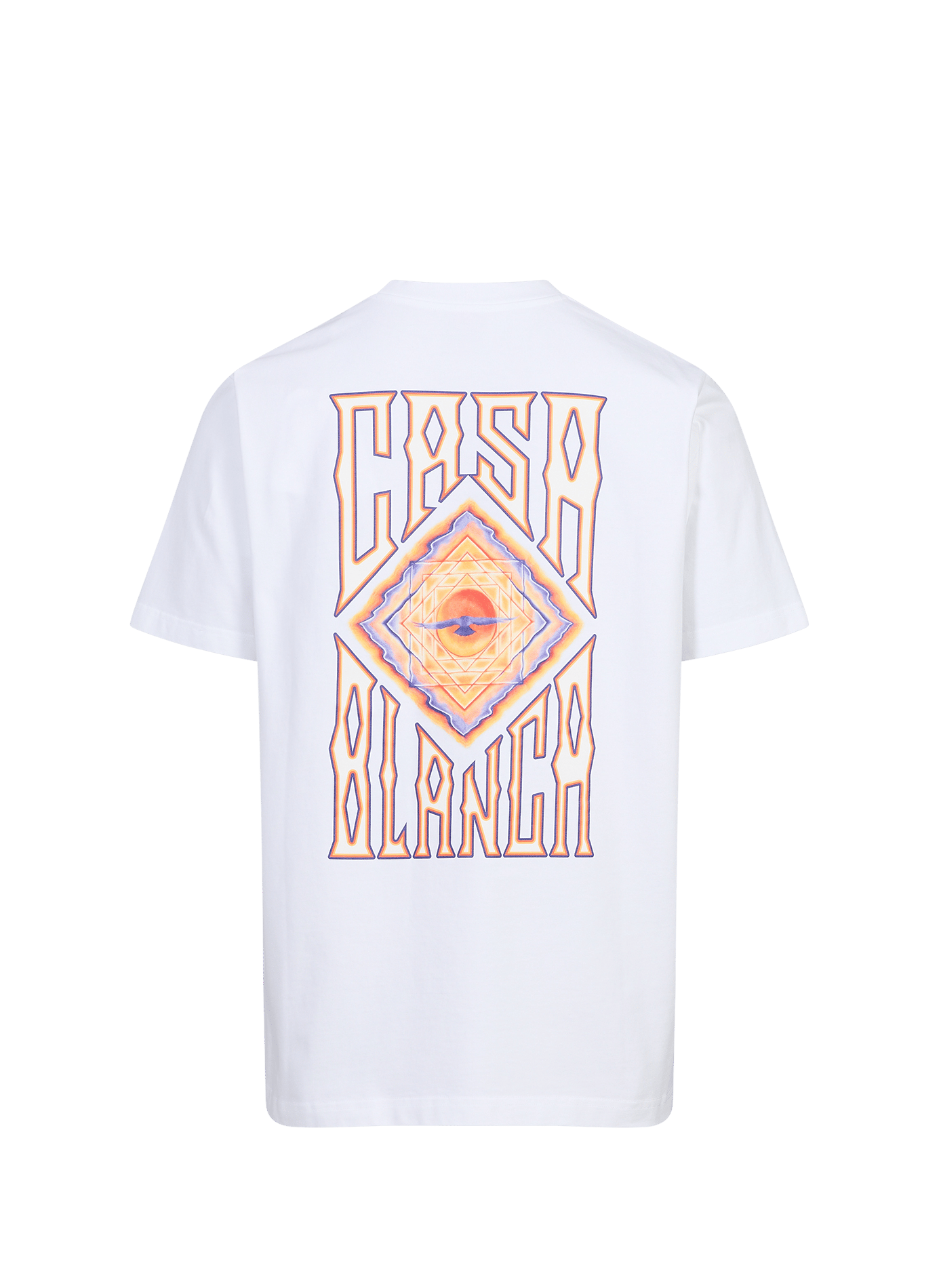 Straight fit Hermons Mirage cotton T-shirt CASABLANCA PARIS White