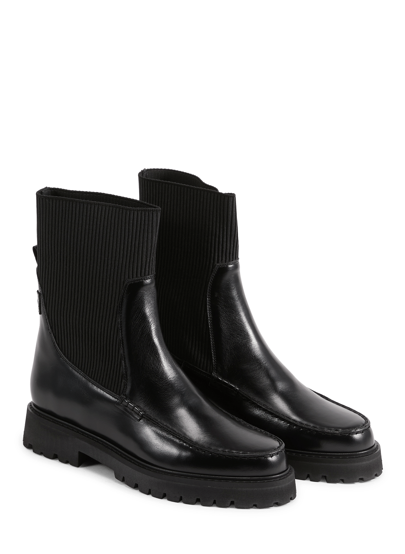 Botines JANELLE de cuero MAISON TOUFET Negro