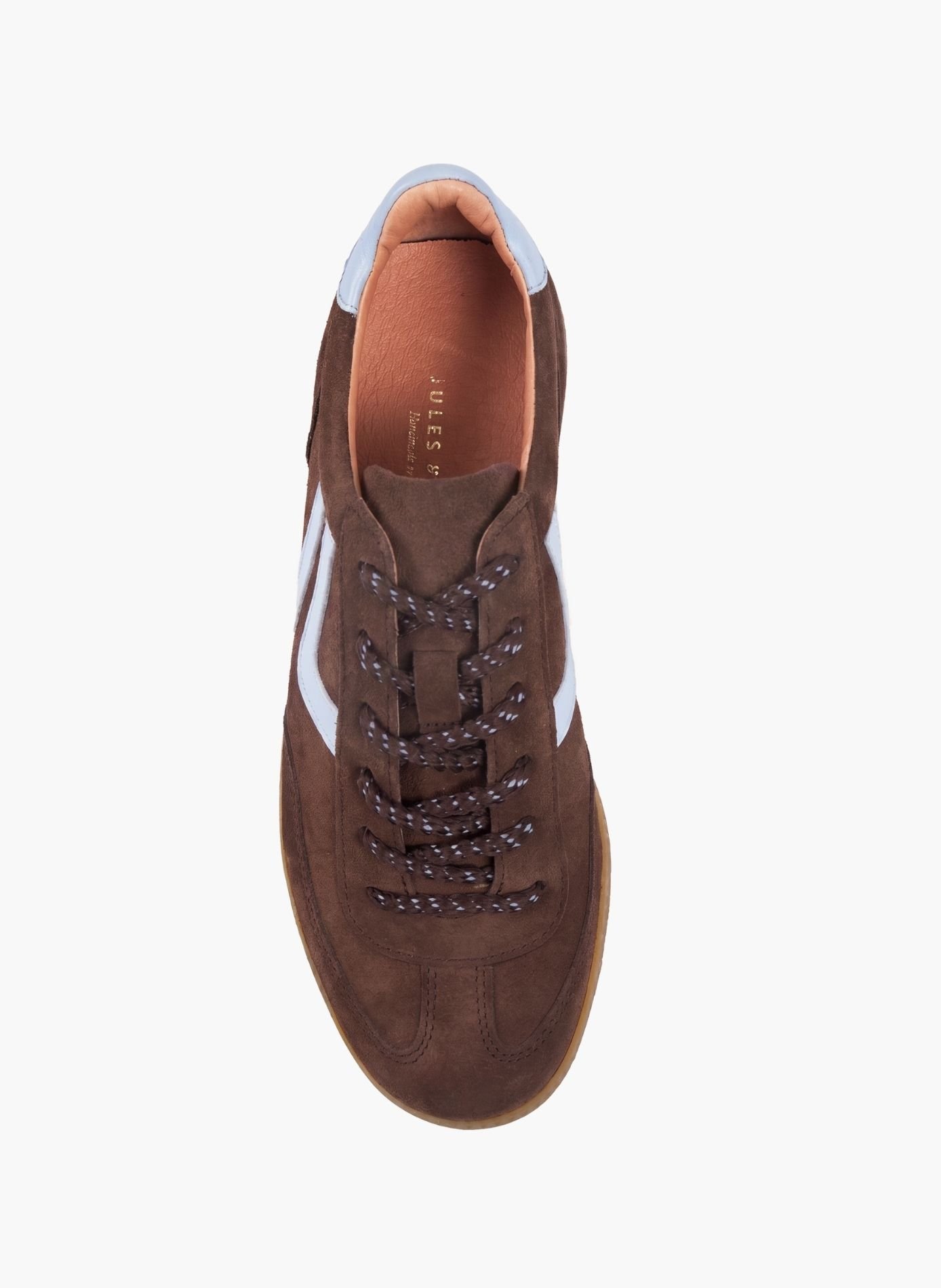 Baskets ninon cuir JULES & JENN Marron