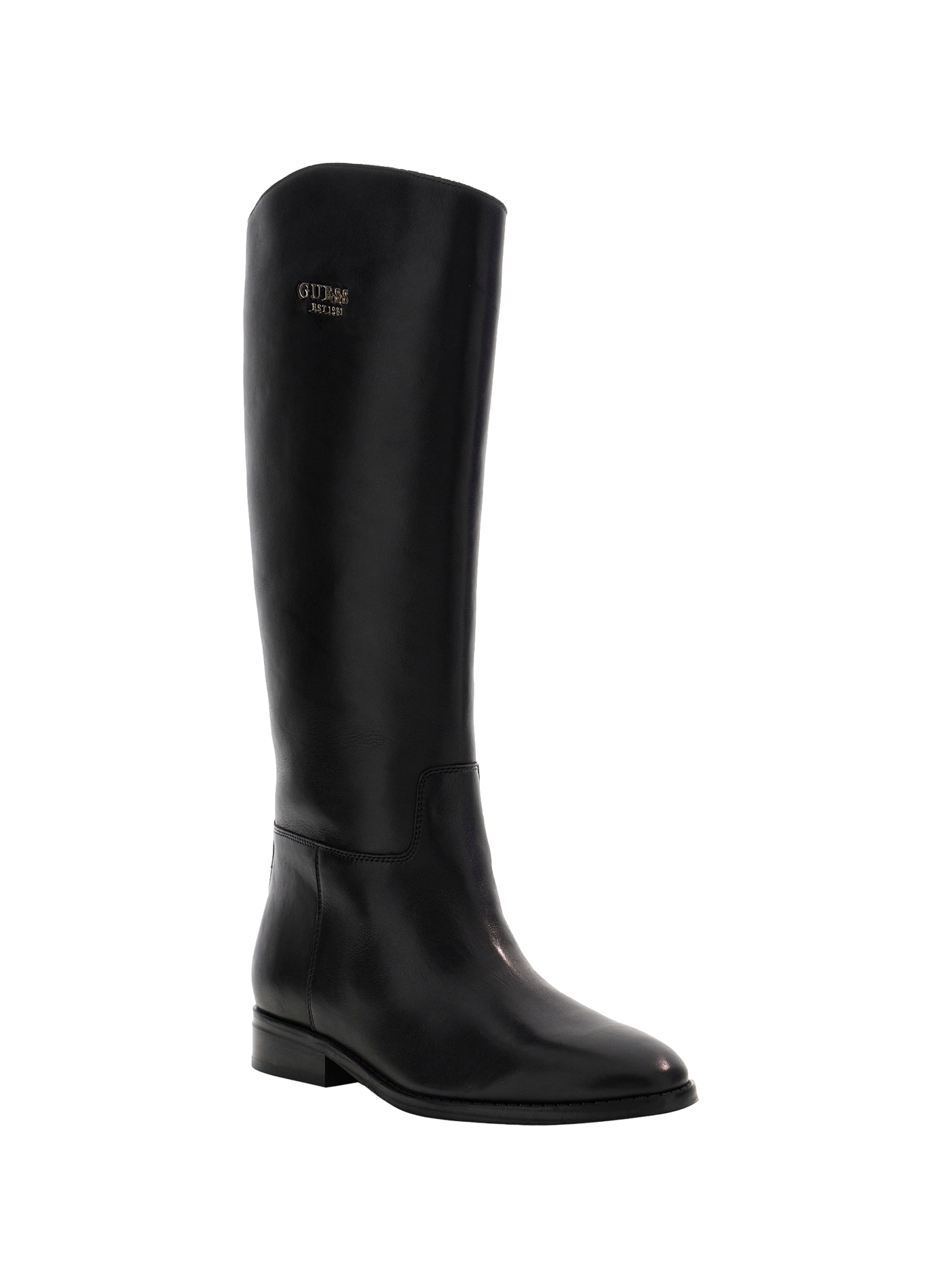 Leather boots GUESS Black