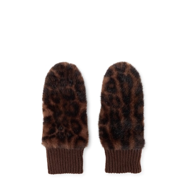 Gants effet fourrure Gants effet fourrure