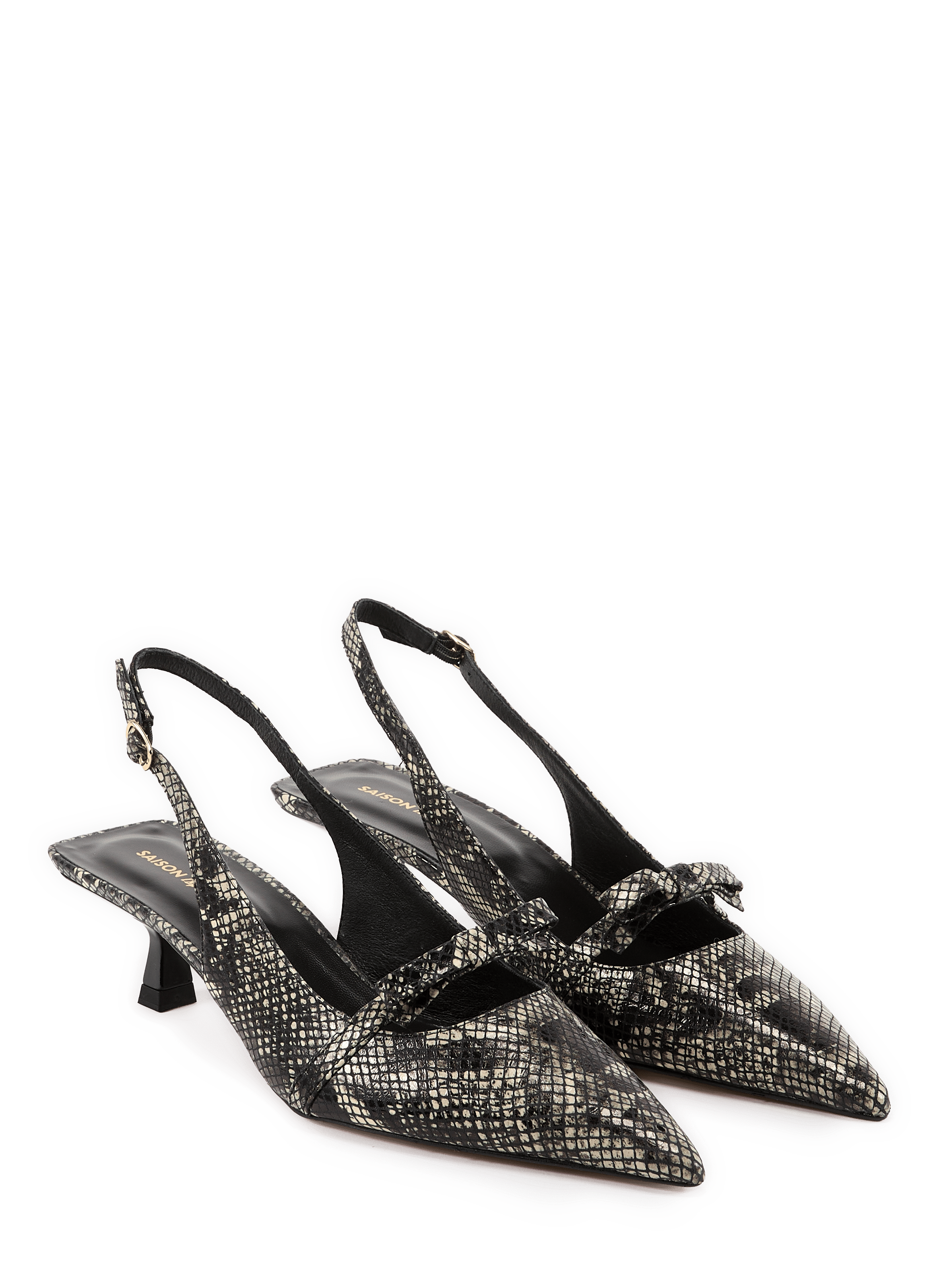 Slingback New Charlotte in geitenleer | Veelkleurig SAISON 1865 Dames
