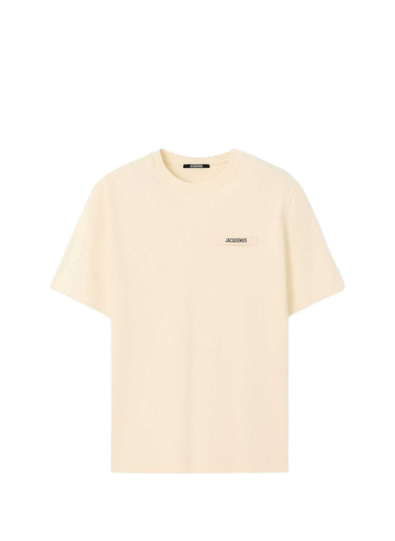 Le t-shirt Gros Grain en coton biologique JACQUEMUS Beige