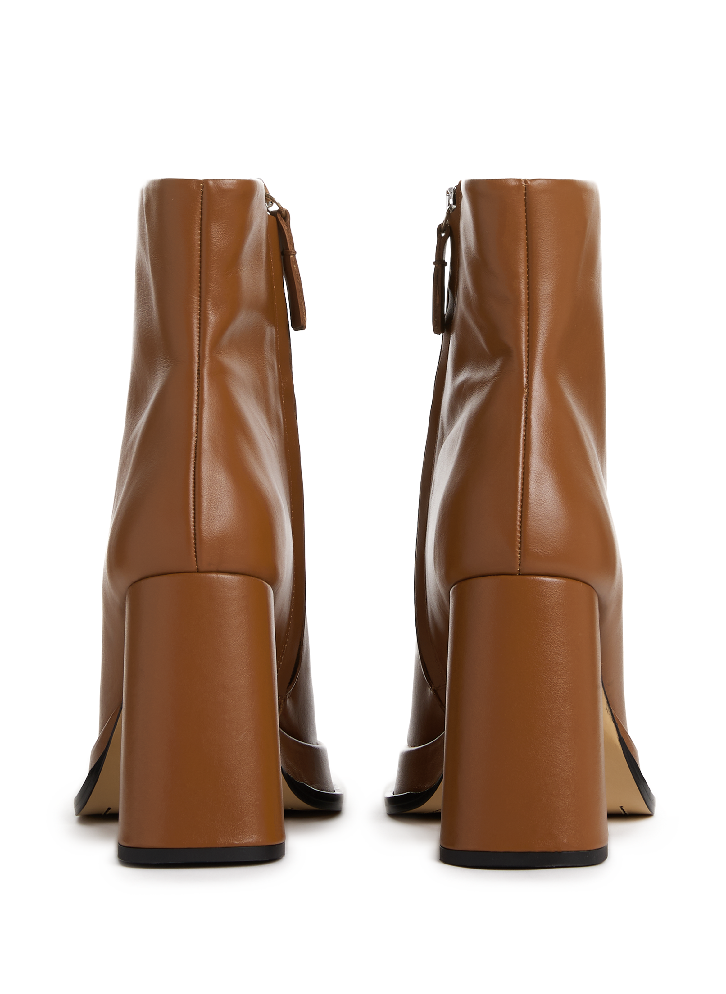 Chueca leather ankle boots SOULIERS MARTINEZ Brown