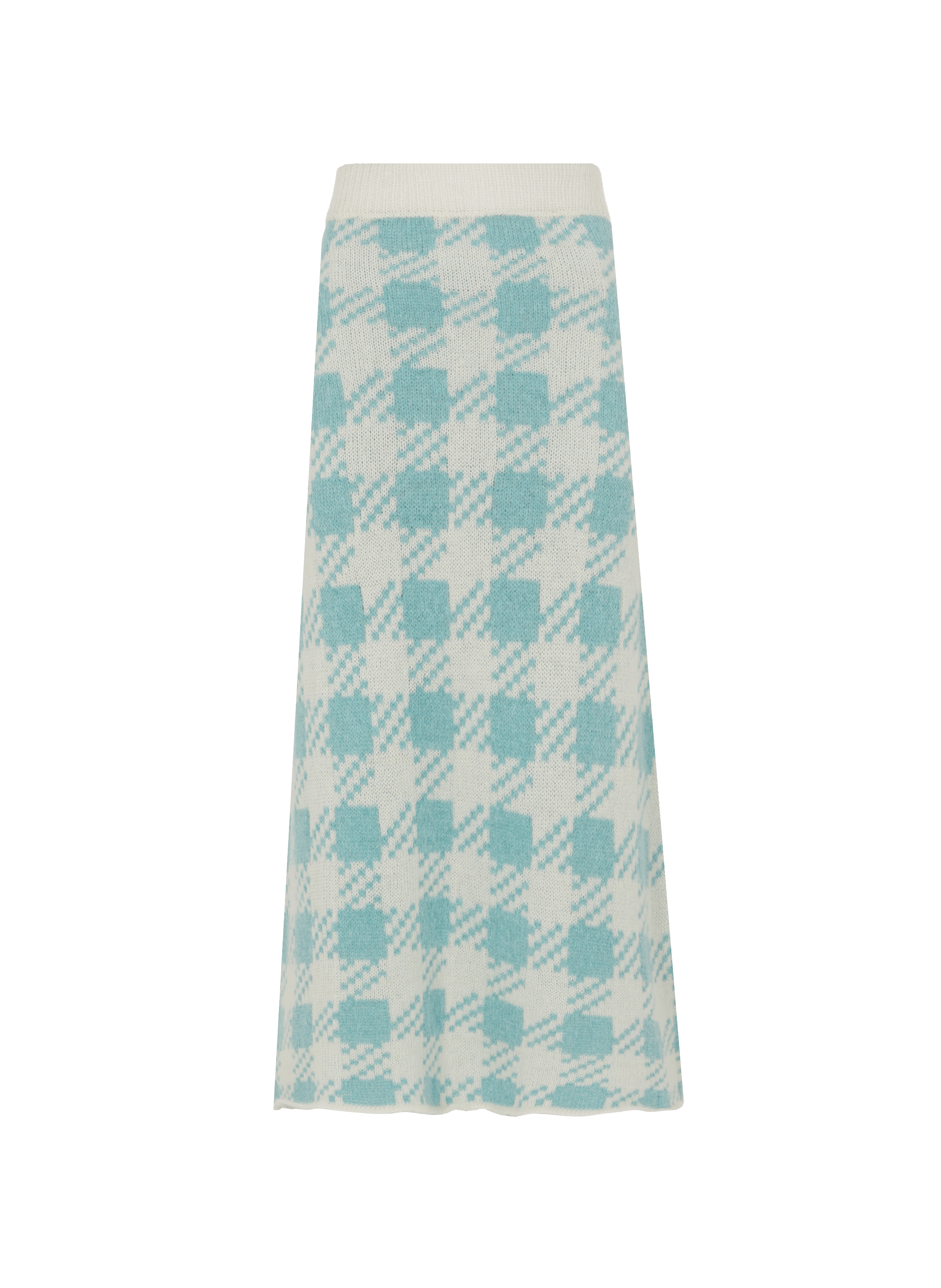 Jupe midi Illari en alpaga mélangé