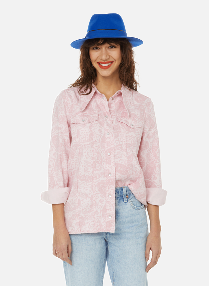 Paisley-print organic cotton shirt GANNI
