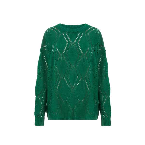 Roseanna Early Alpaca And Wool-blend Jumper In Green