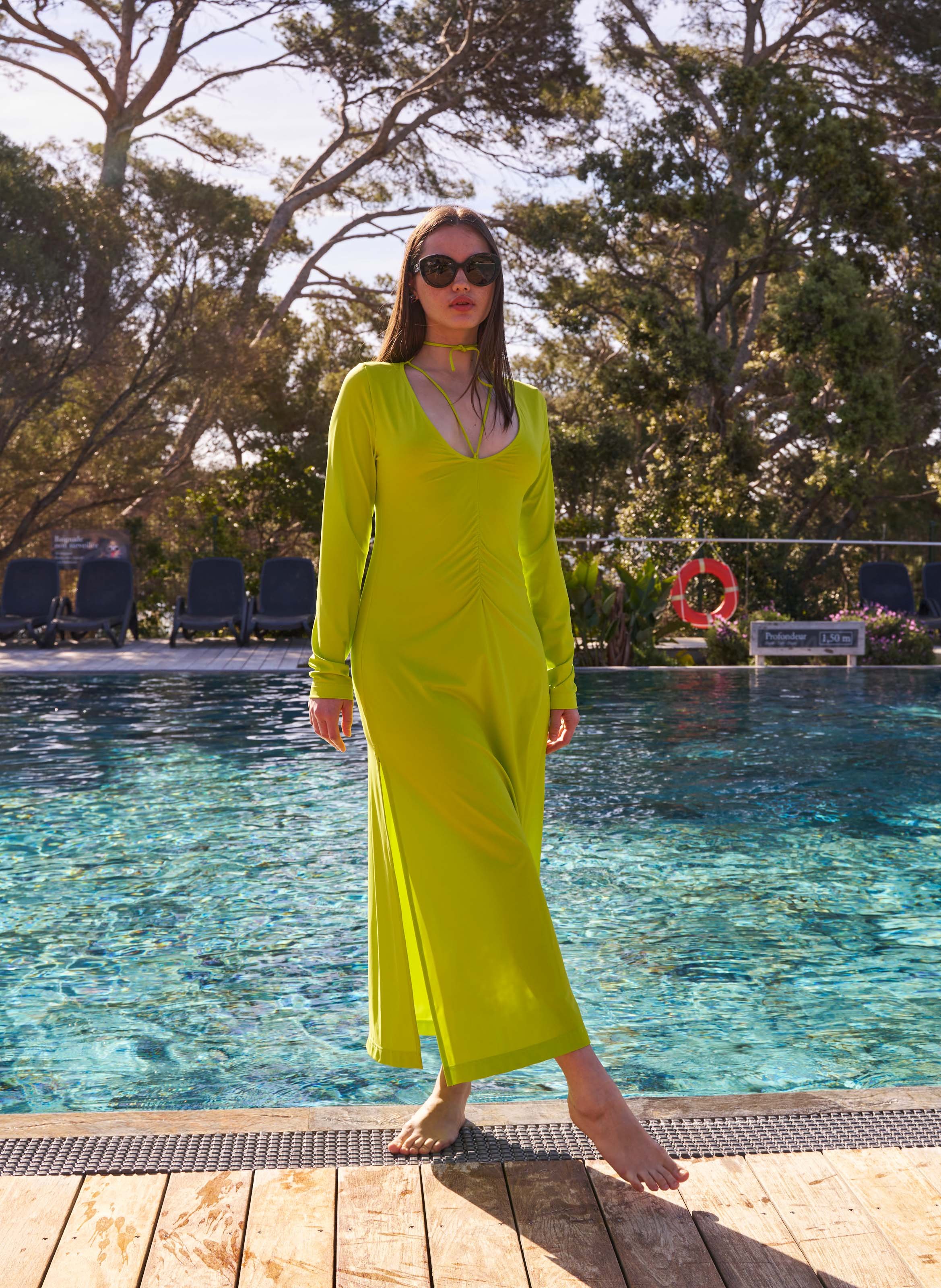 Robe Nikola en polyamide recyclée mélangée