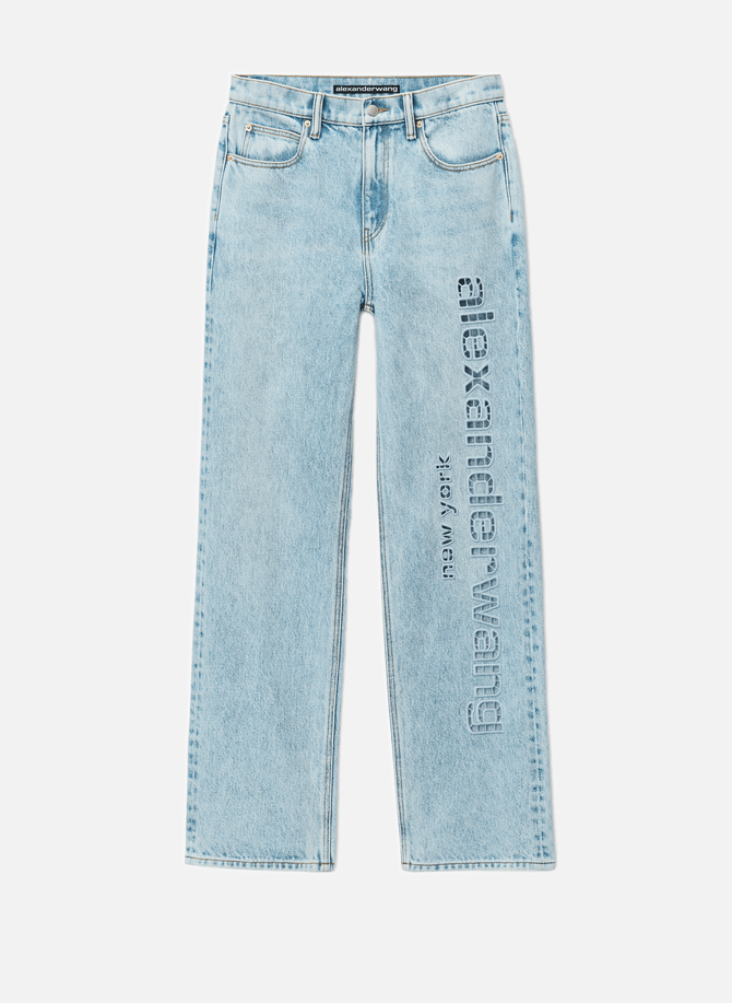 Jeans with logo cutout ALEXANDER WANG