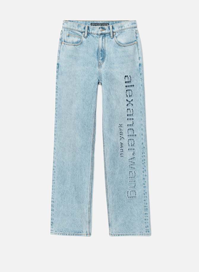 Jeans with logo cut-out ALEXANDER WANG
