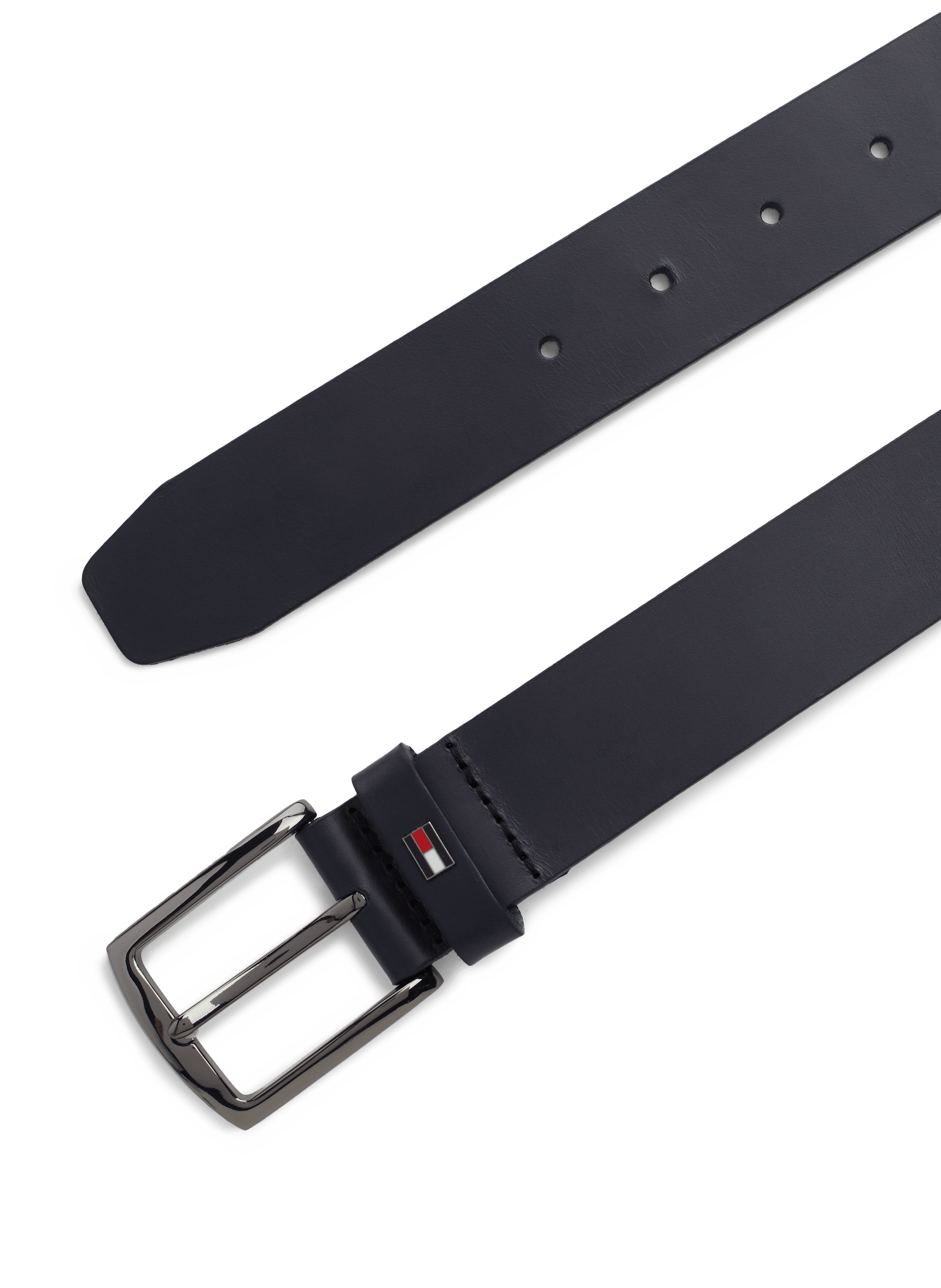 Ceinture en cuir  TOMMY HILFIGER Bleu