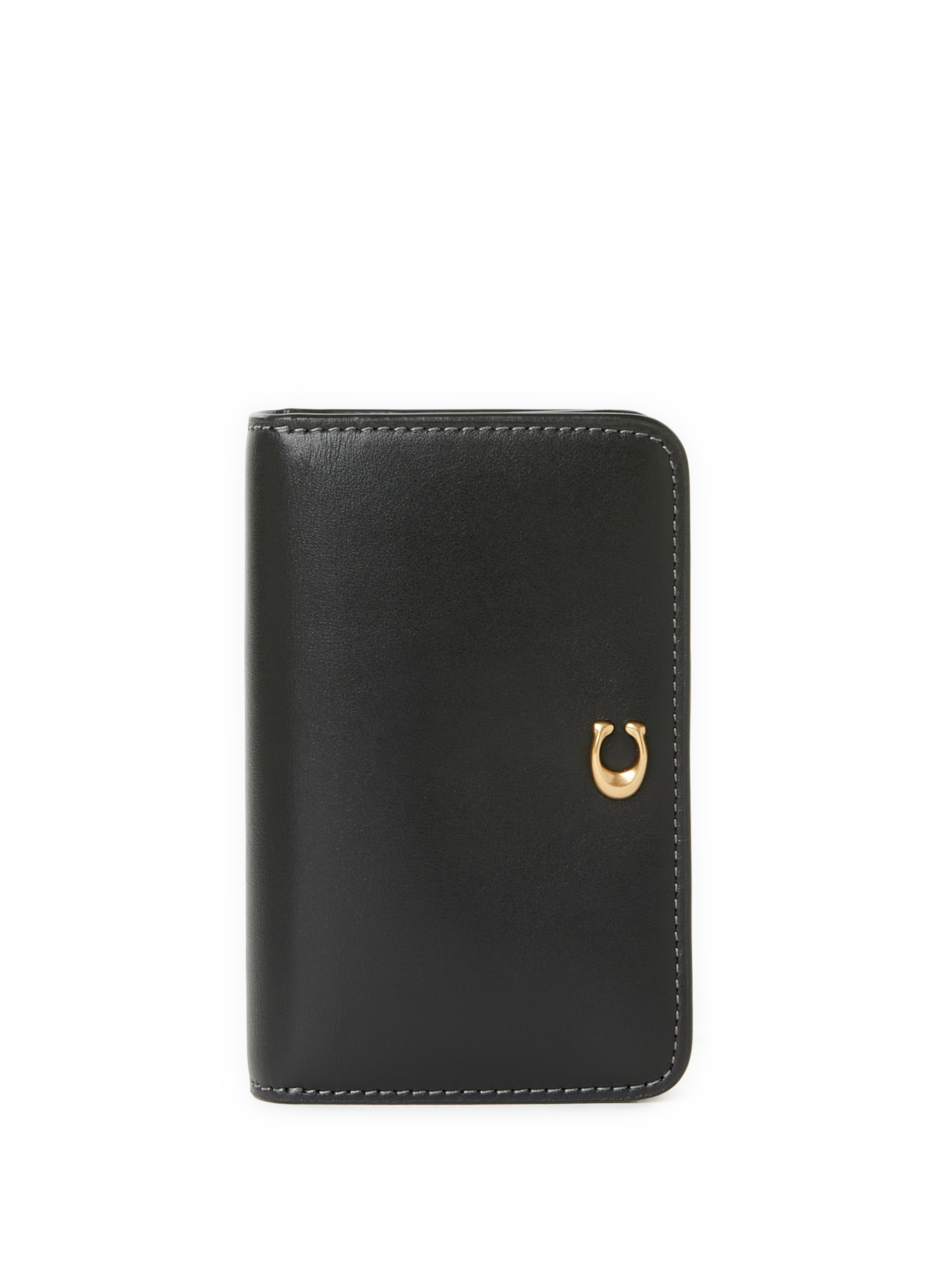 COACH Medium flap wallet Black