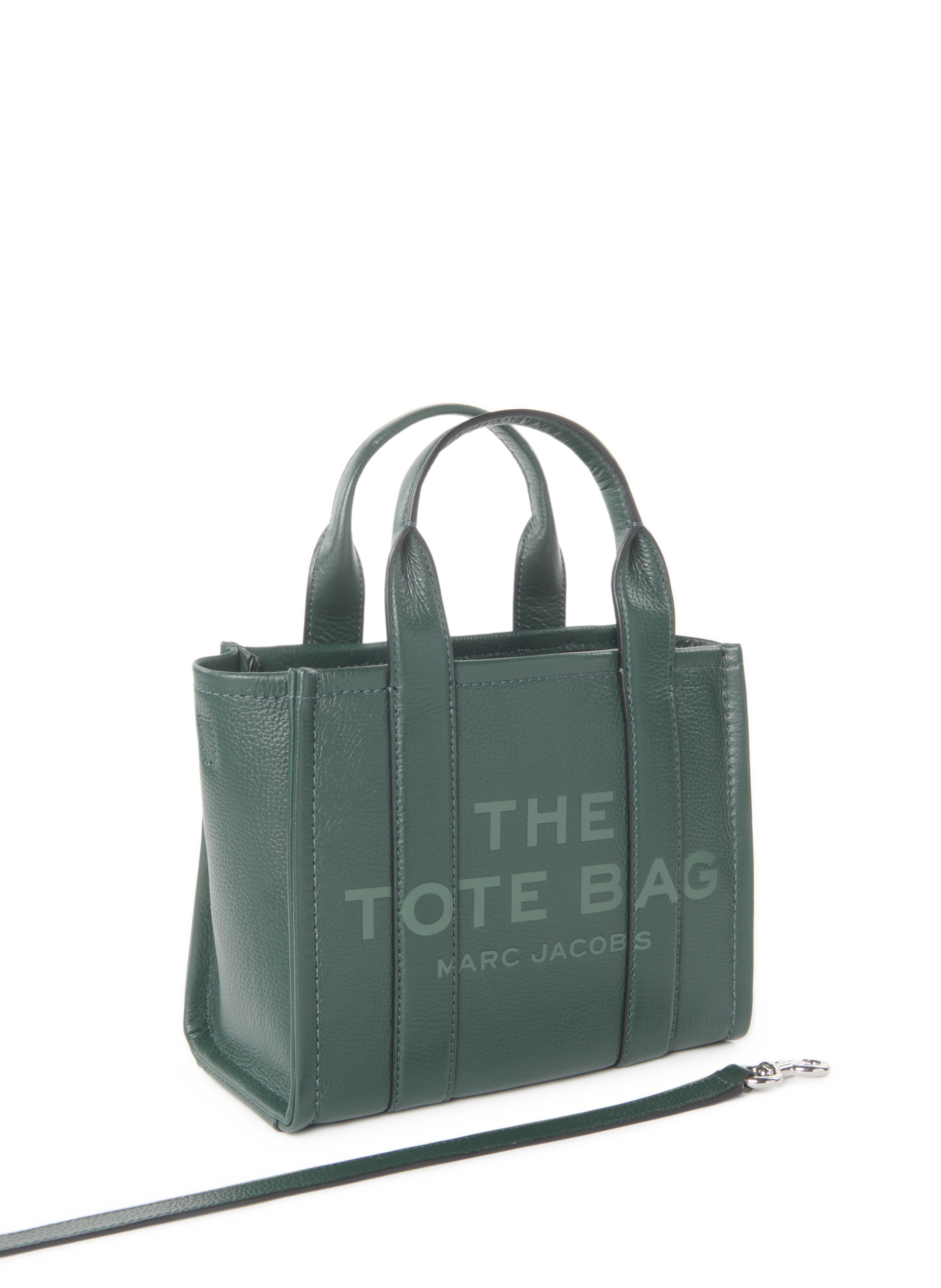 Sac cabas The Leather Small Tote Bag MARC JACOBS Vert