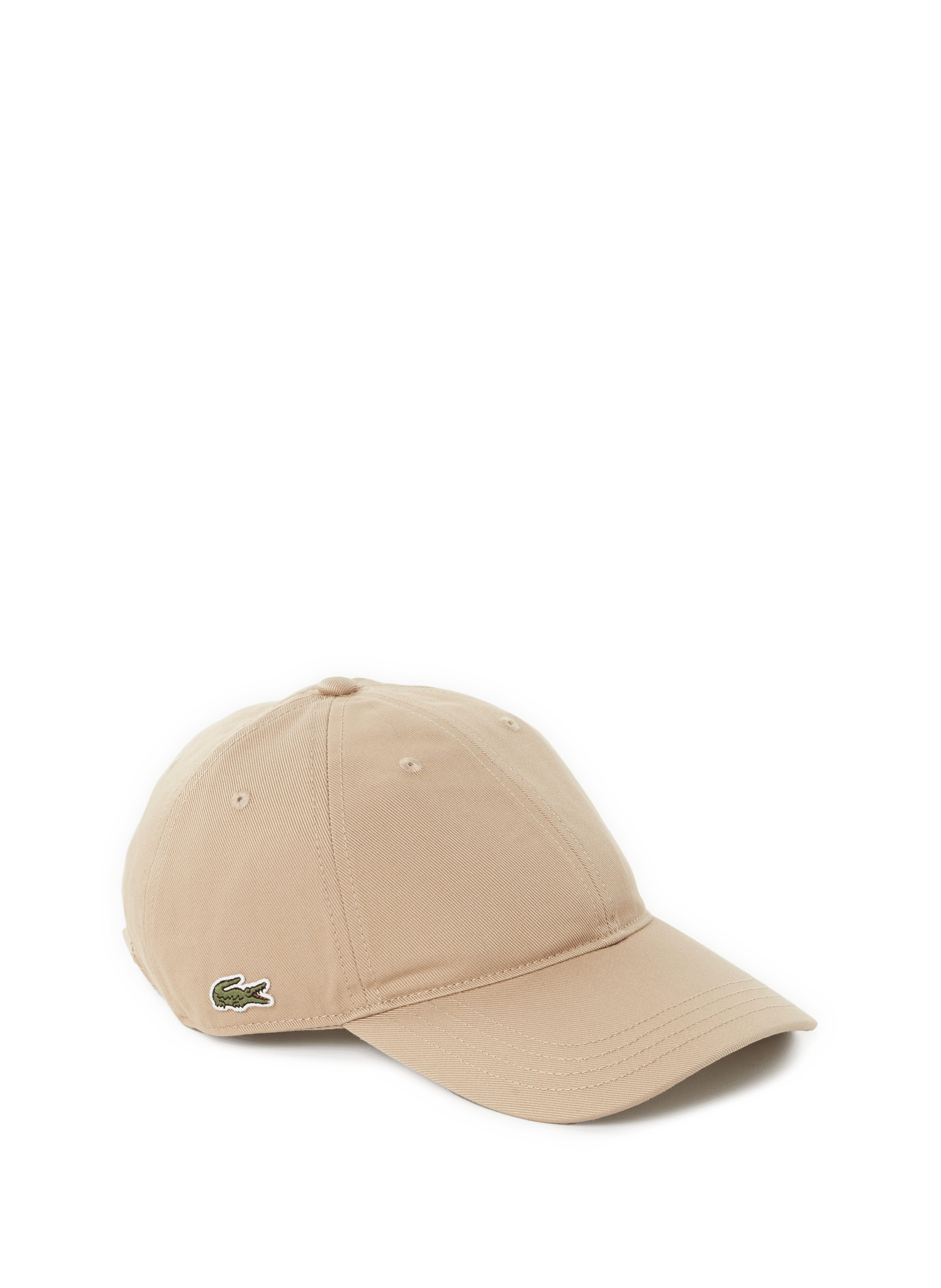 Casquette en coton LACOSTE Marron