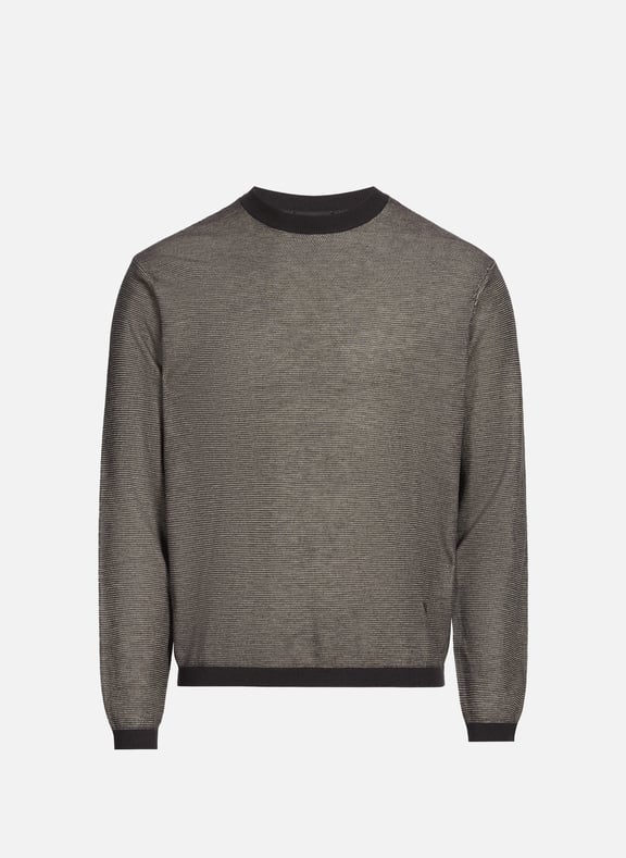 Pull en maille Noir by EMPORIO ARMANI EMPORIO ARMANI Pull en maille Noir