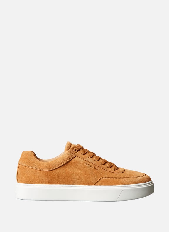 Baskets en cuir Marron by CALVIN KLEIN CALVIN KLEIN Baskets en cuir Marron