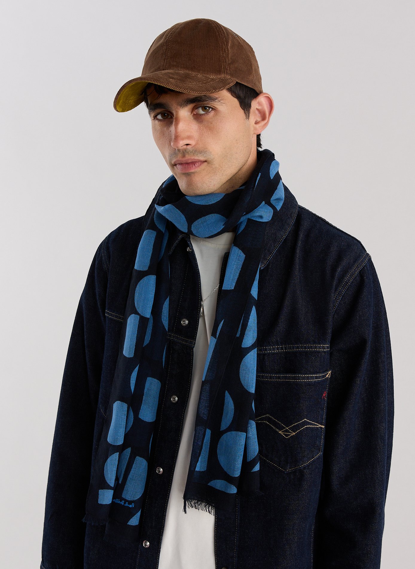 Printed wool scarf PAUL SMITH Multicolour