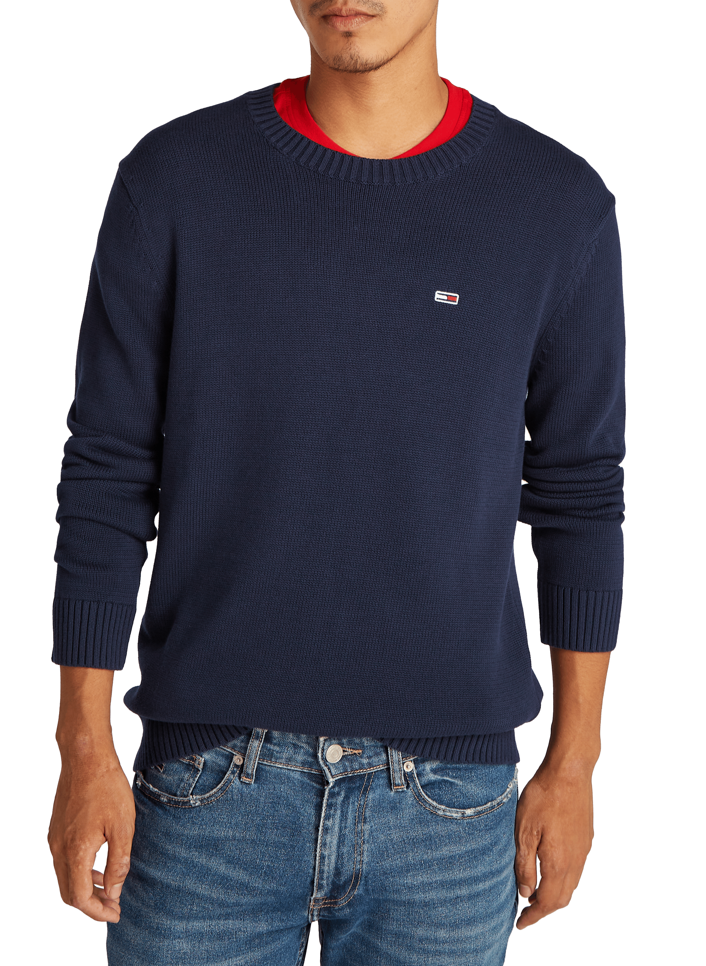 TOMMY HILFIGER Pull uni Bleu