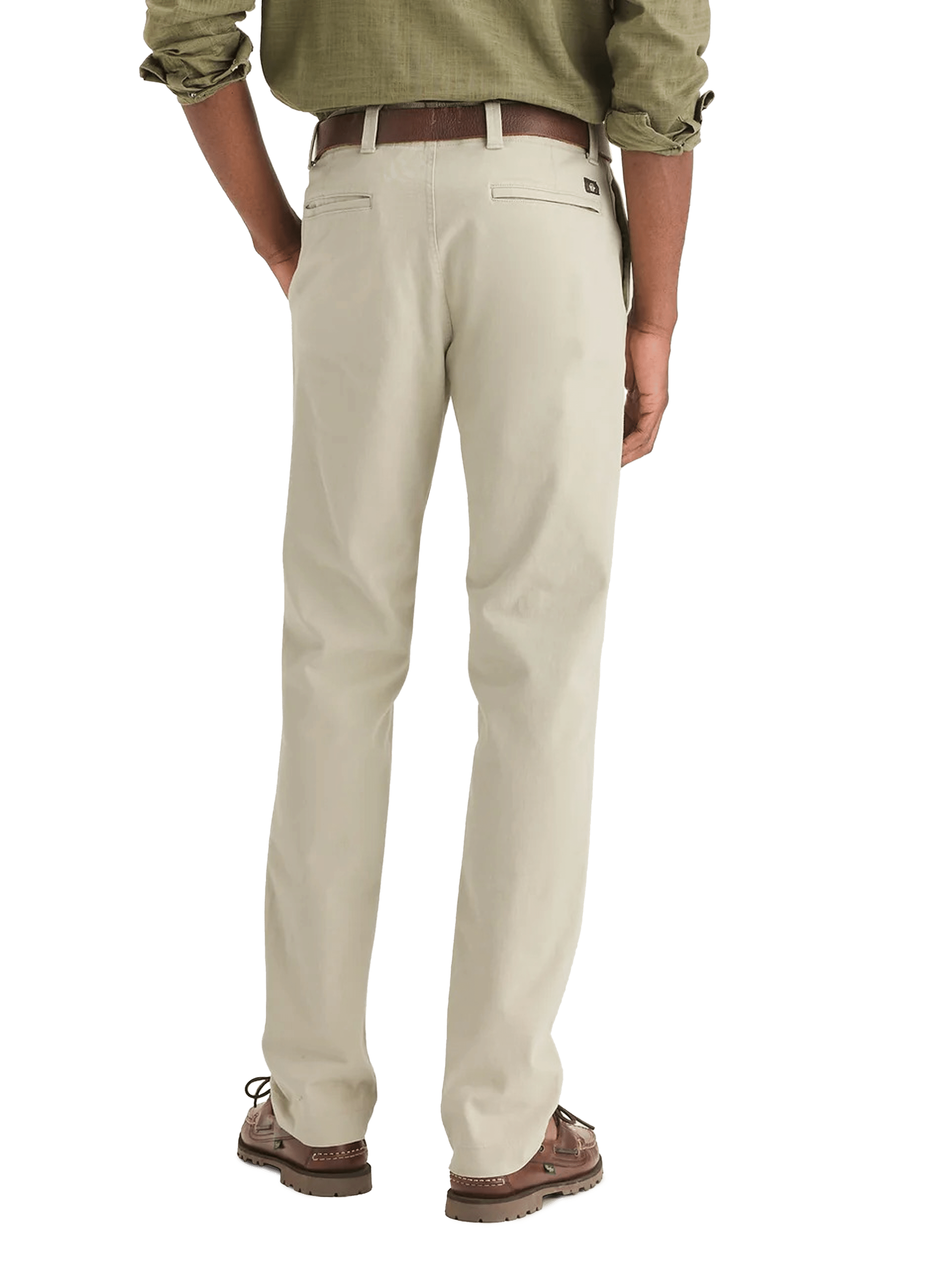 Pantalon slim en coton DOCKERS Beige
