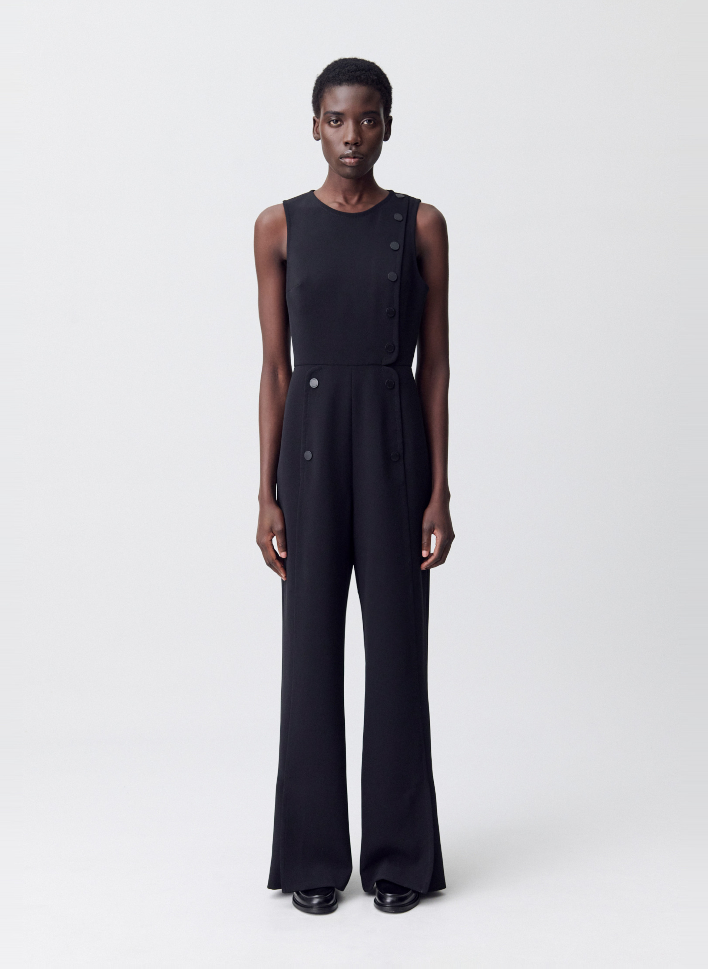 Combinaison évasée col rond jenna CLAUDIE PIERLOT Noir