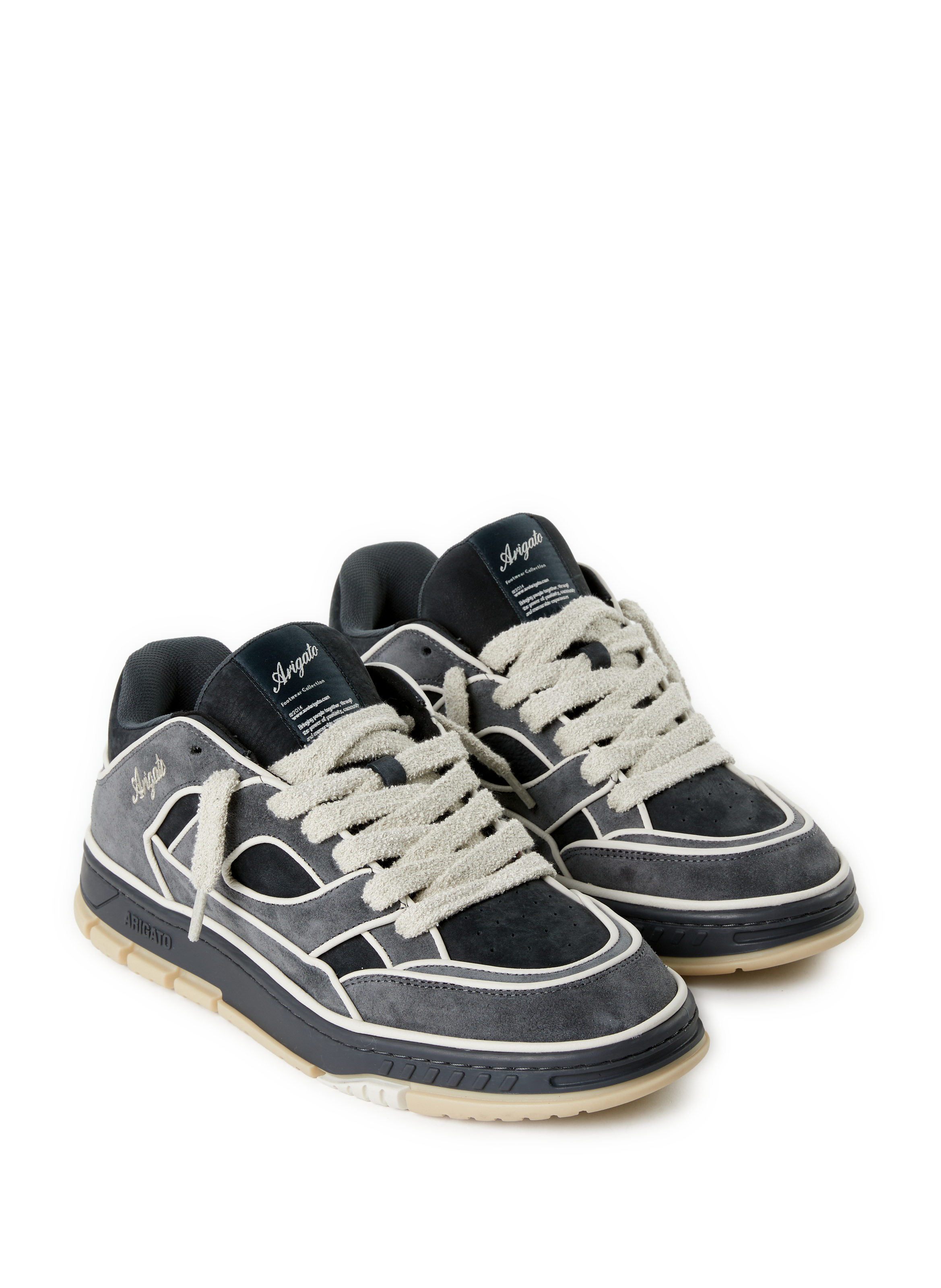 Suede leather sneakers Area Lo Piping AXEL ARIGATO Multicolour